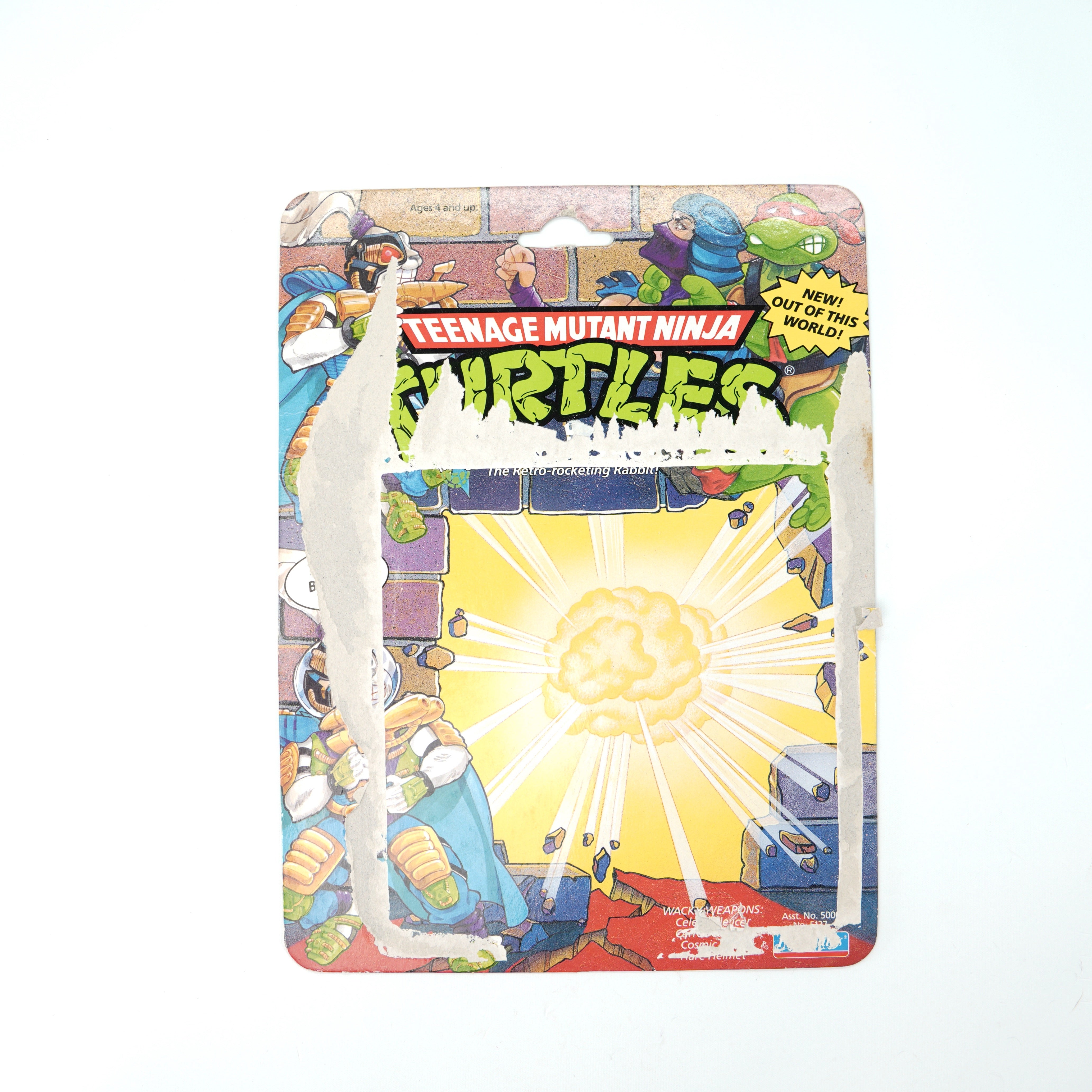 1991 Space Usagi TMNT Complete with Figure, Accessories, and Full Cardback