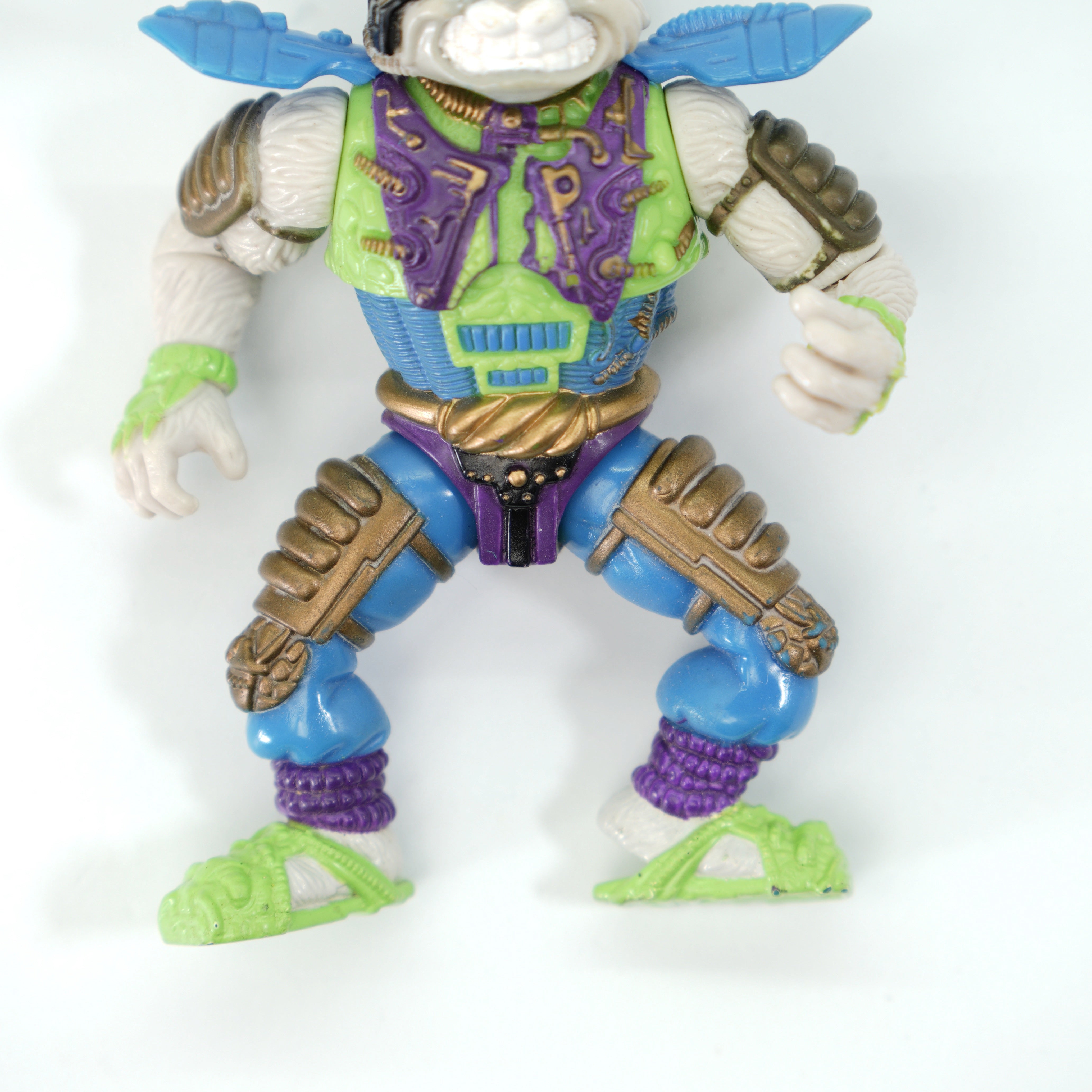 1991 Space Usagi TMNT Complete with Figure, Accessories, and Unpunched Cardback