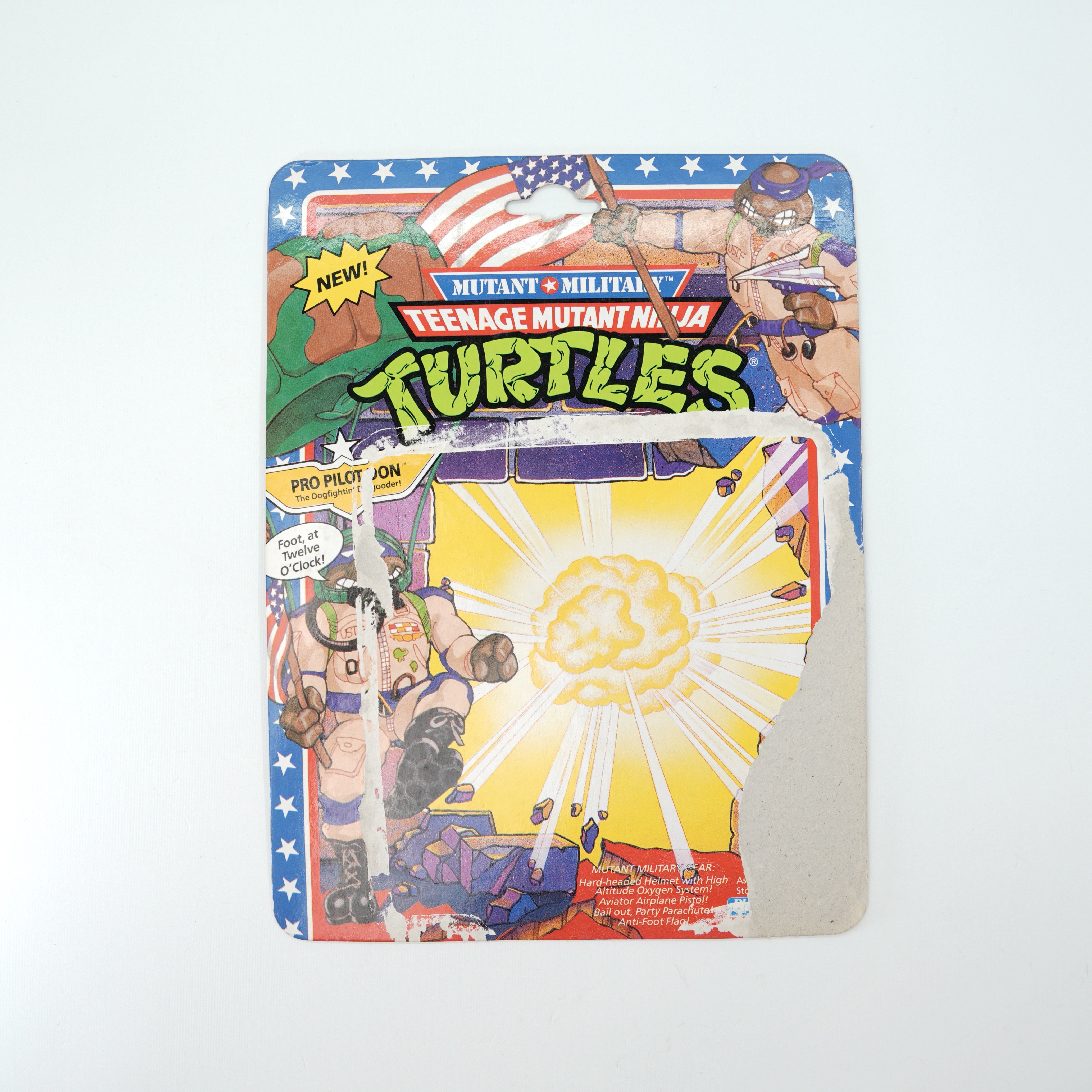 1991 Pro Pilot Don TMNT Complete with Figure, Accessories, and Full Cardback