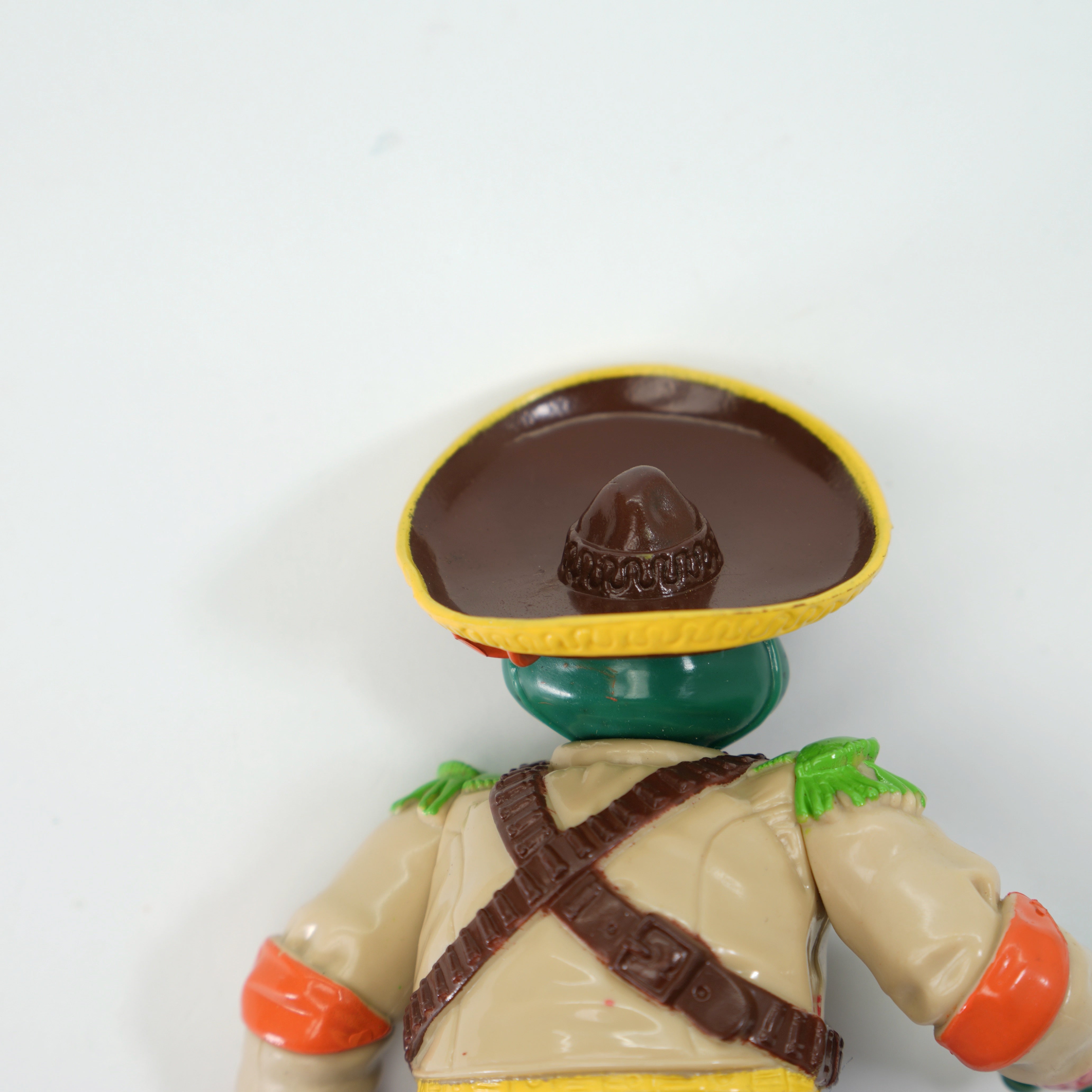 1992 Bandito Bashin' Mike TMNT Complete with Figure, Accessories, and Unpunched Cardback