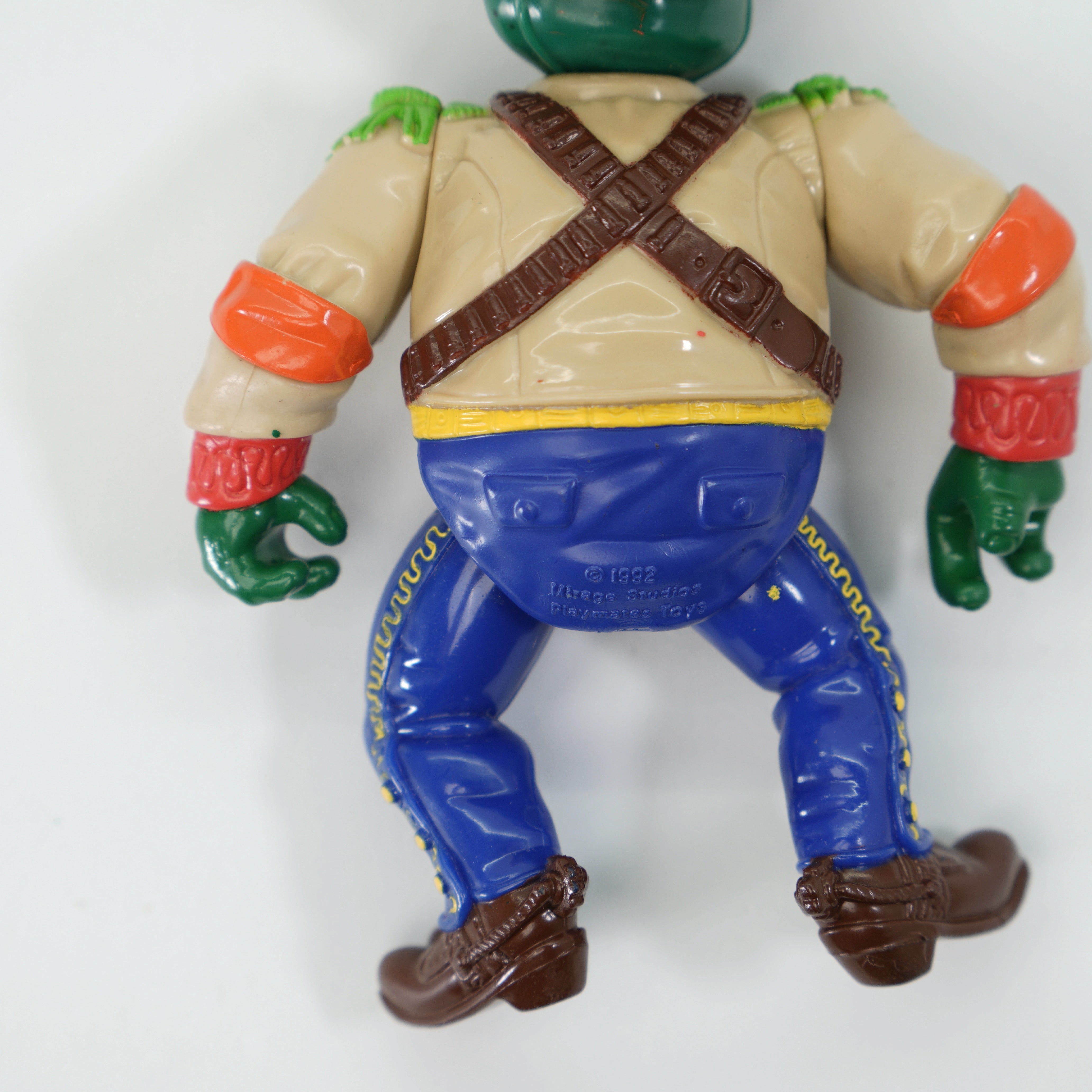 1992 Bandito Bashin' Mike TMNT Complete with Figure, Accessories, and Unpunched Cardback