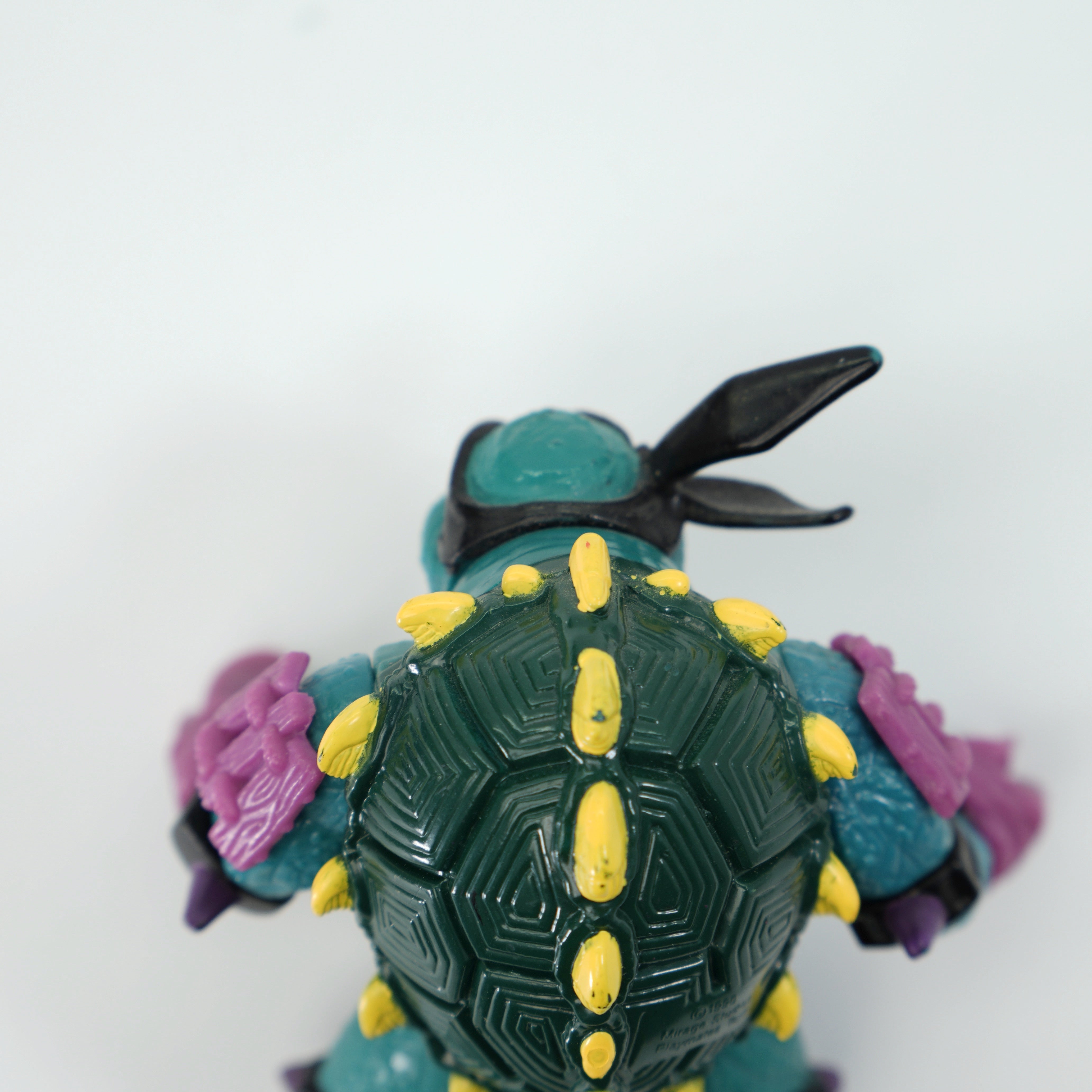 1990 Slash TMNT Complete with Figure, Accessories, and Unpunched Cardback (Copy)