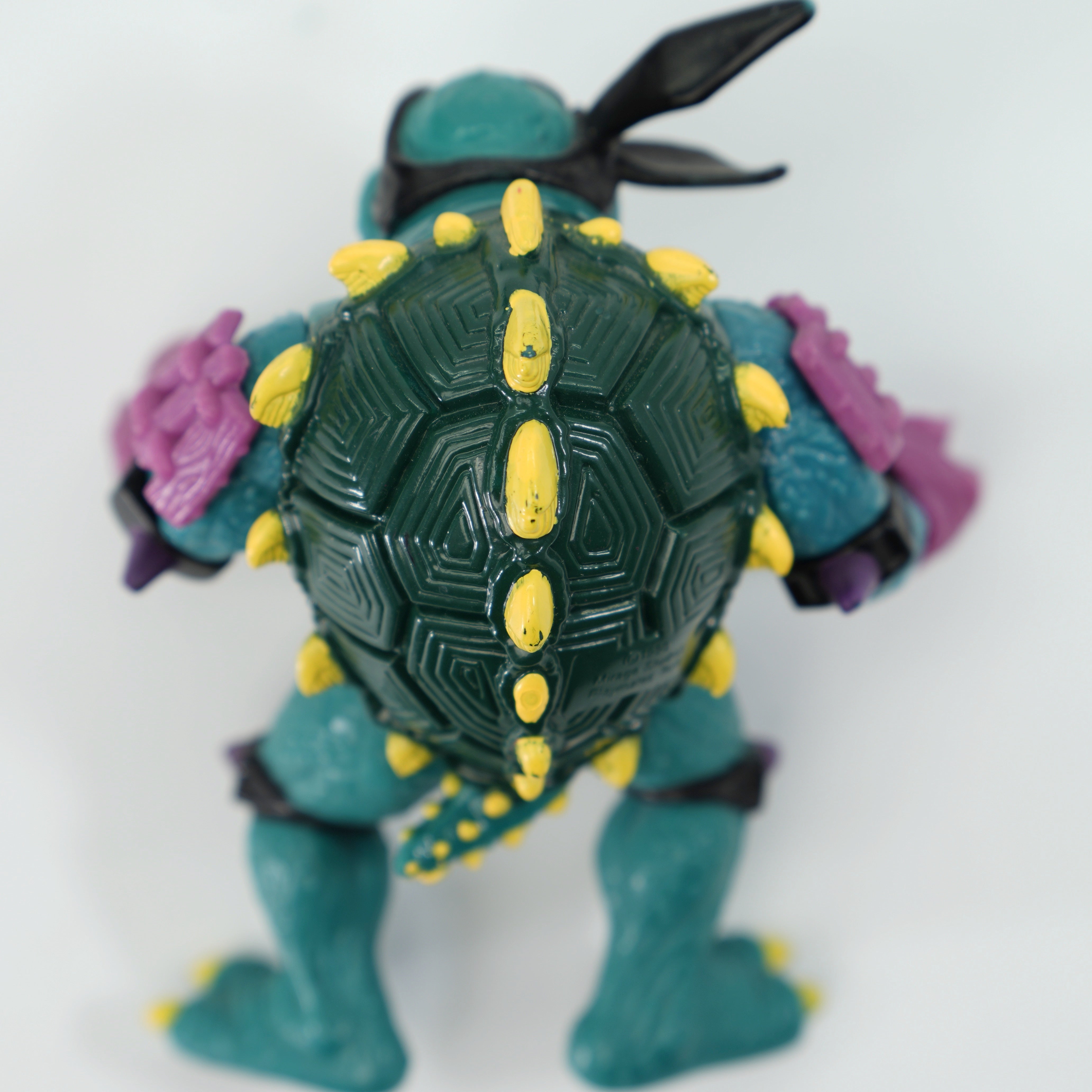 1990 Slash TMNT Complete with Figure, Accessories, and Unpunched Cardback (Copy)