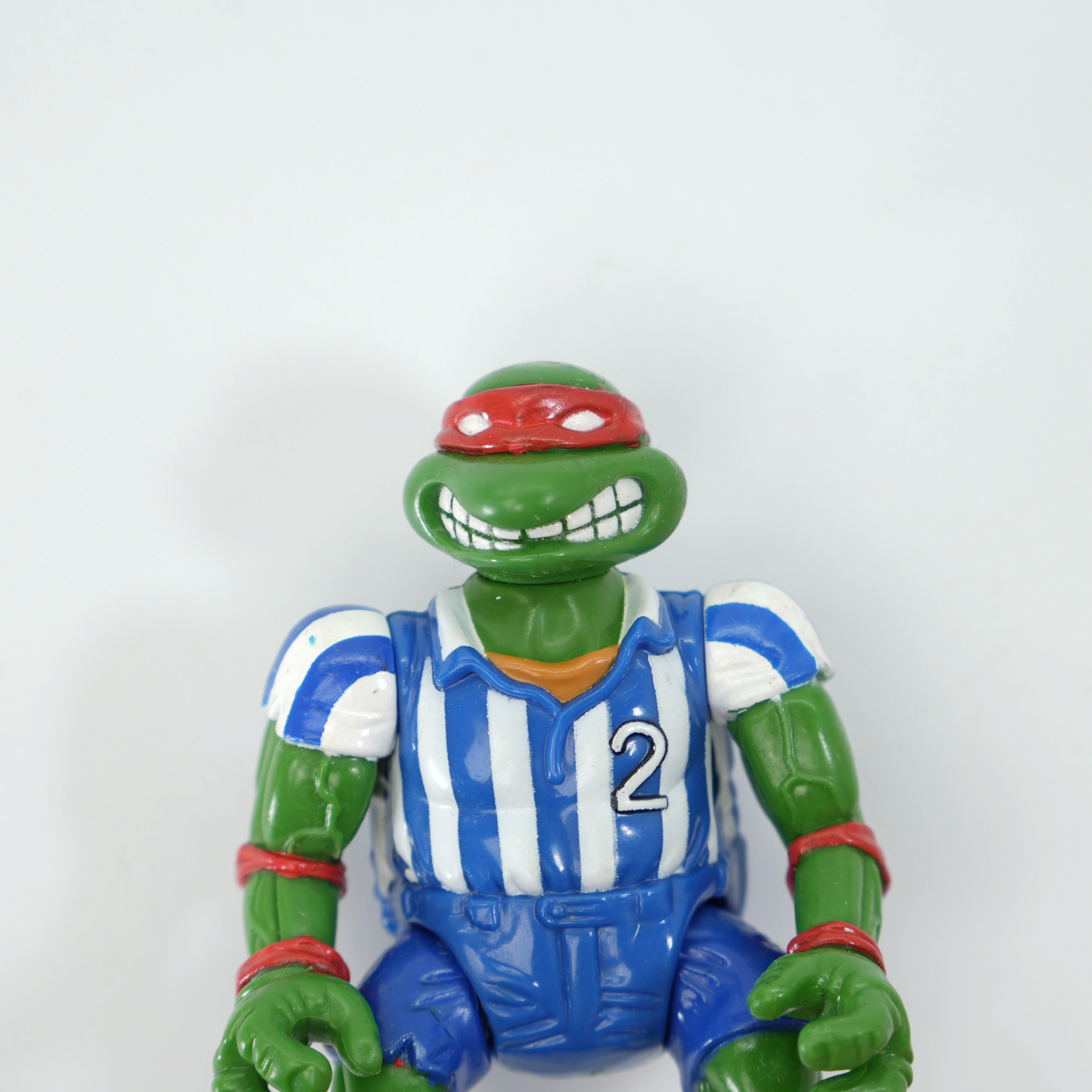 1991 Shell Kickin' Raph TMNT Complete with Figure, Accessories, and Unpunched Cardback