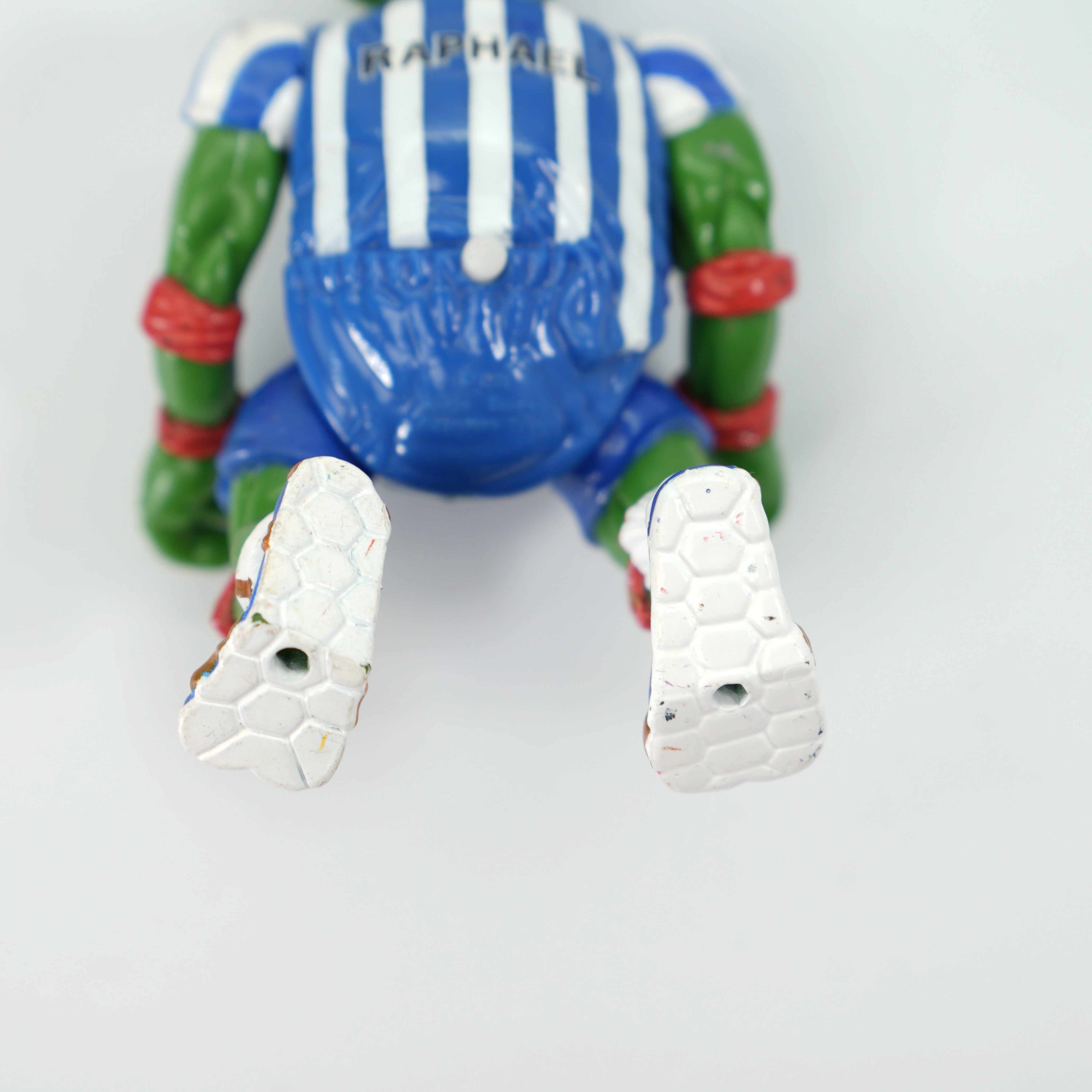 1991 Shell Kickin' Raph TMNT Complete with Figure, Accessories, and Unpunched Cardback