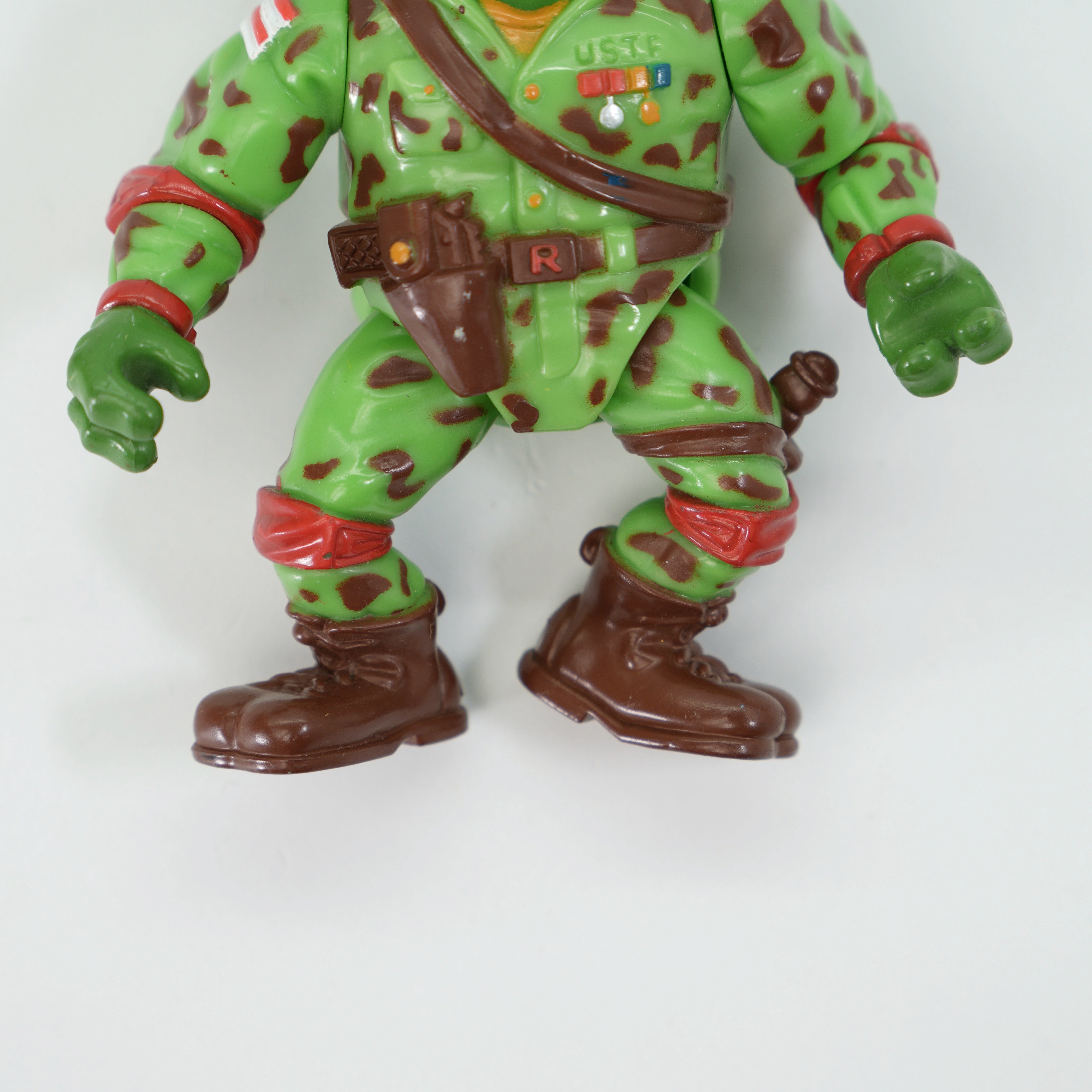 1991 Raph The Green Teen Beret TMNT Complete with Figure, Accessories, and Unpunched Cardback