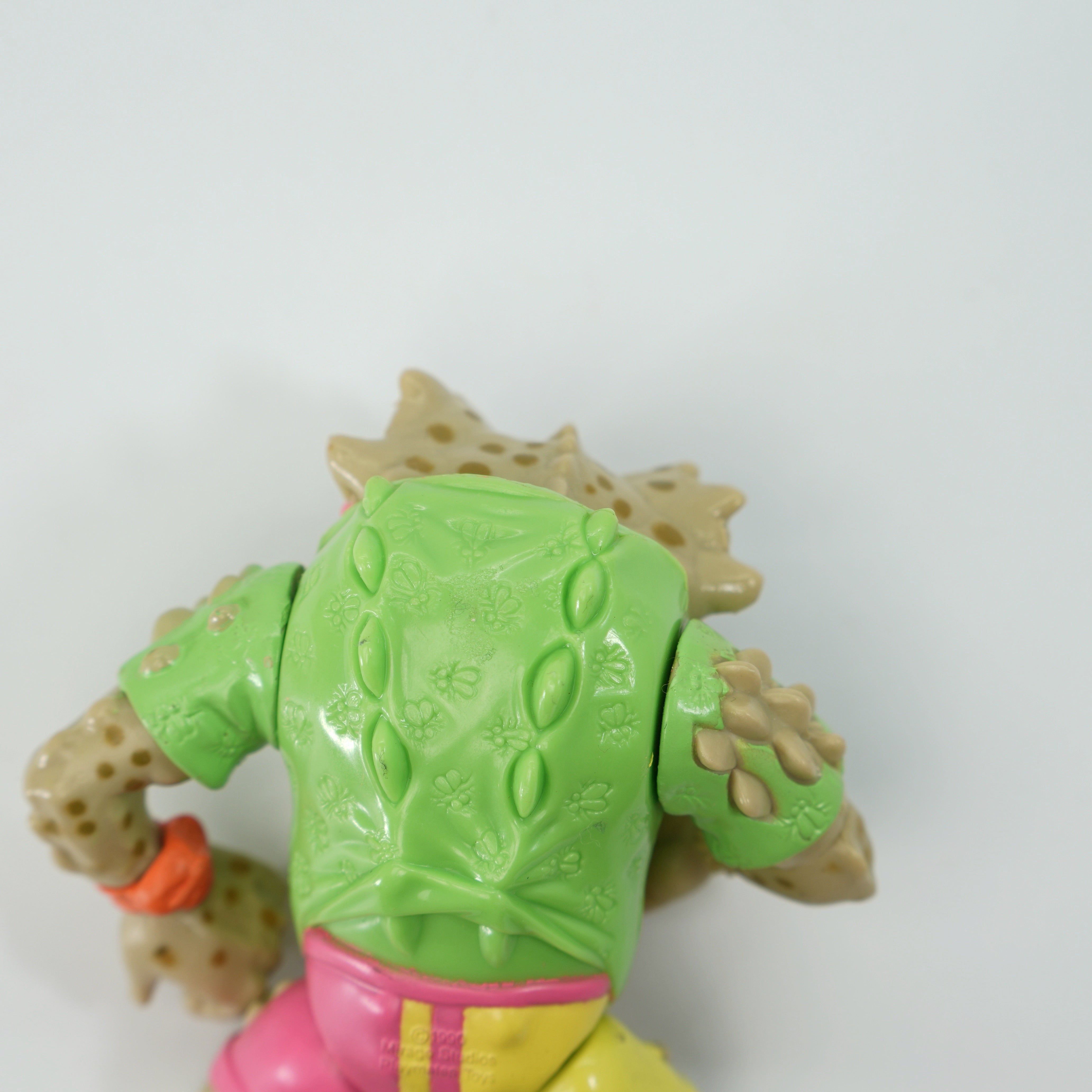 1990 Napoleon Bonafrog (Light Variant) TMNT Complete with Figure, Accessories, and Unpunched Cardback