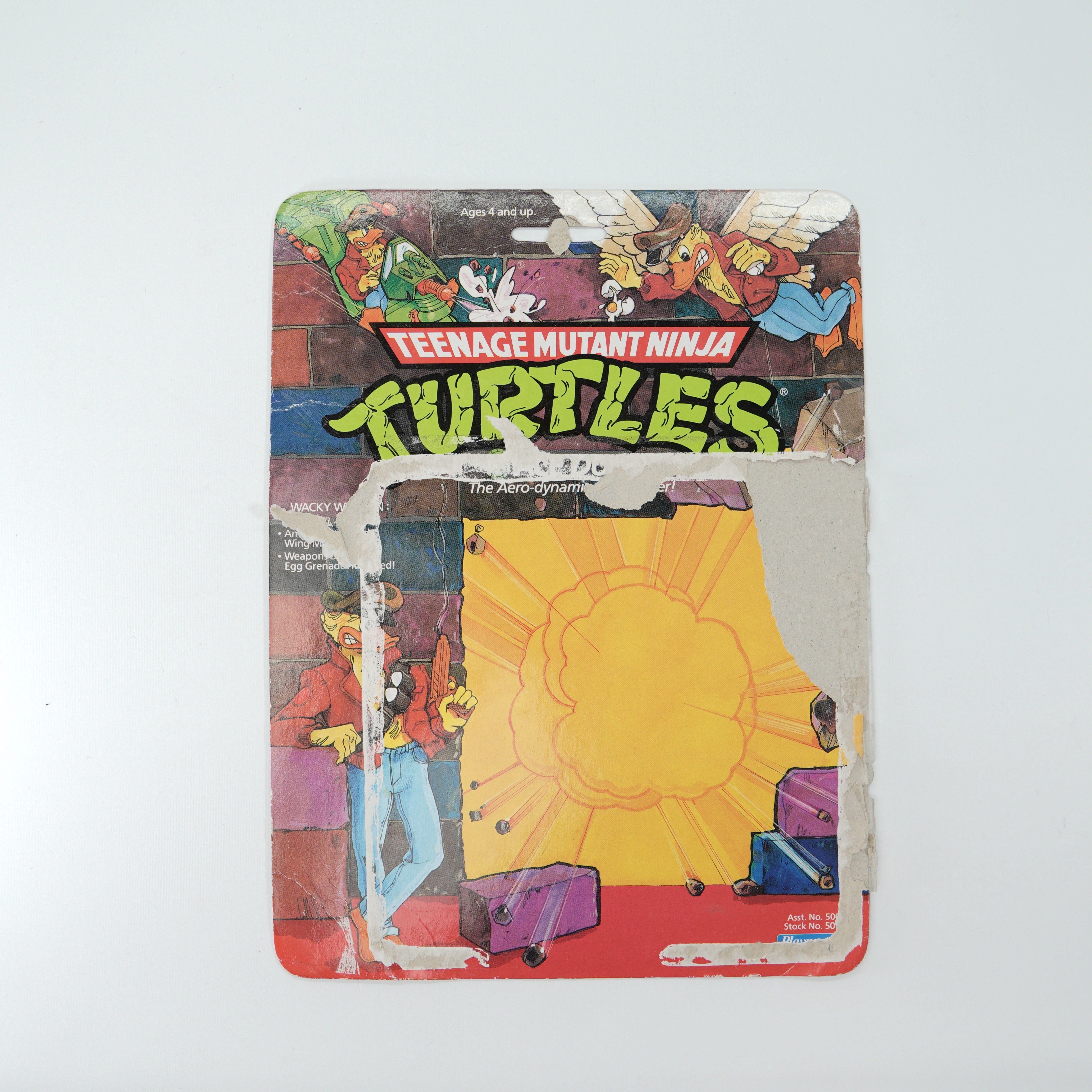 1989 Ace Duck TMNT Complete with Figure, Accessories, and Full Cardback