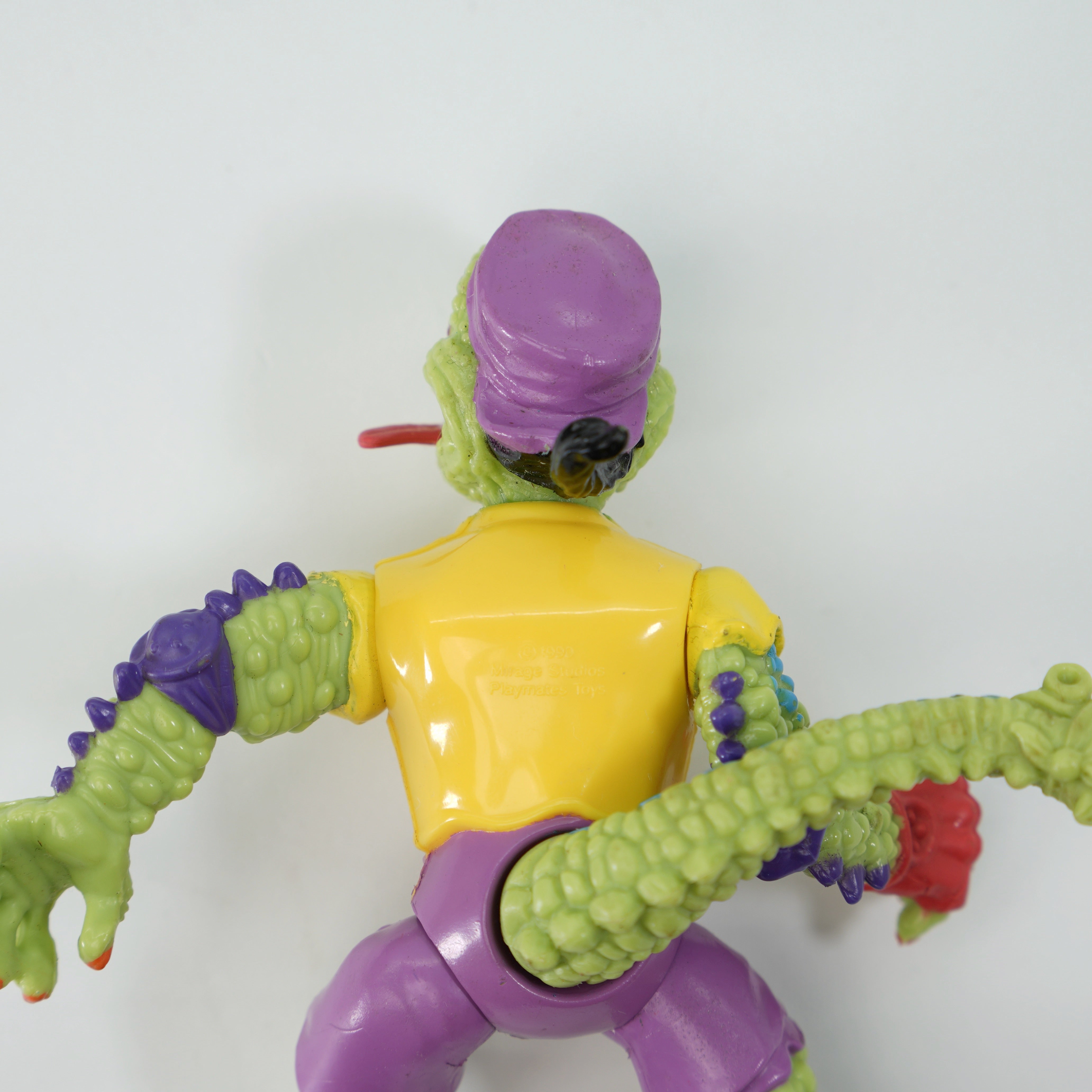 1990 Mondo Gecko TMNT Complete with Figure, Accessory, and Full Cardback