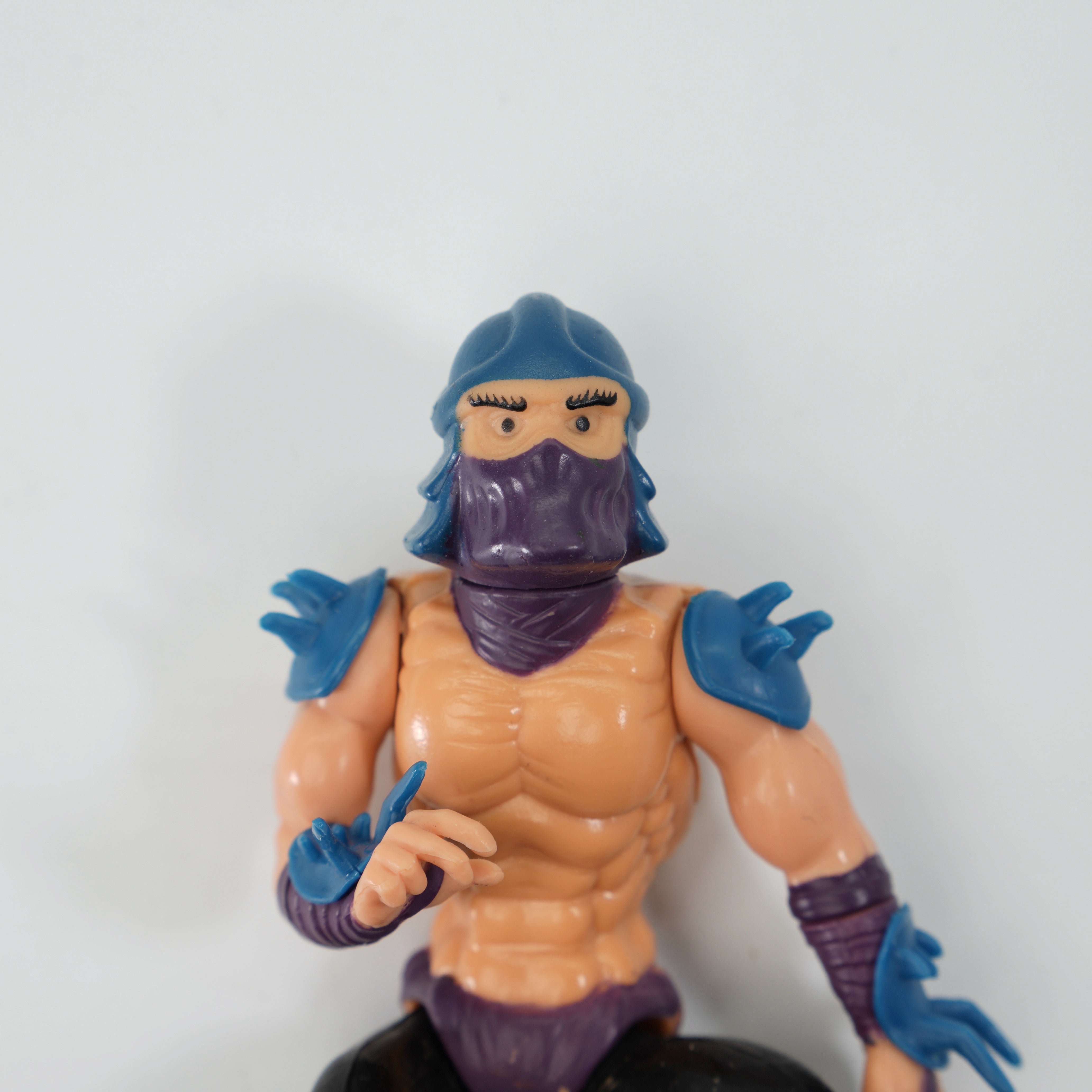 1988 Shredder Soft Head TMNT Complete with Figure, Accessories, and 10 Back Cardback