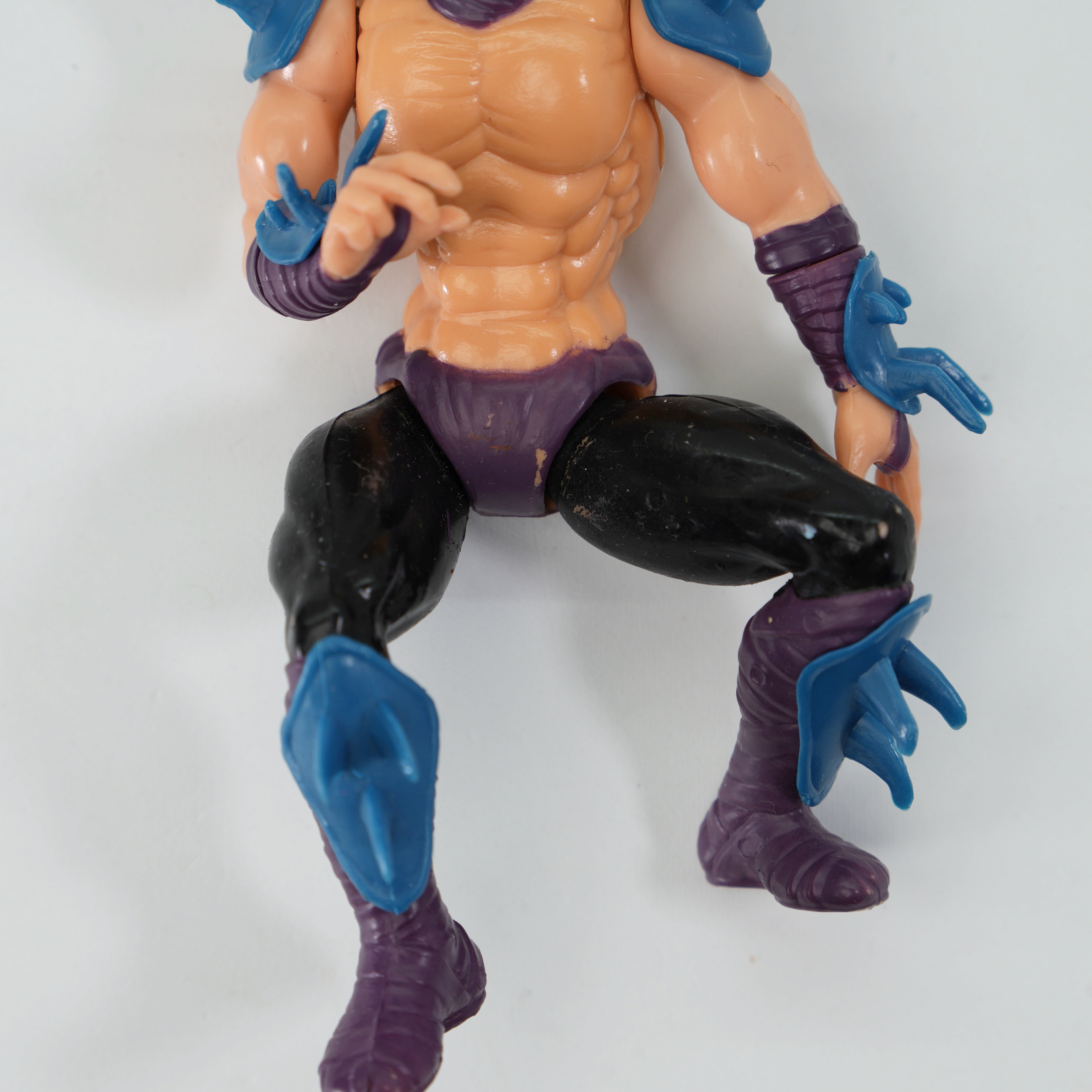 1988 Shredder Soft Head TMNT Complete with Figure, Accessories, and 10 Back Cardback