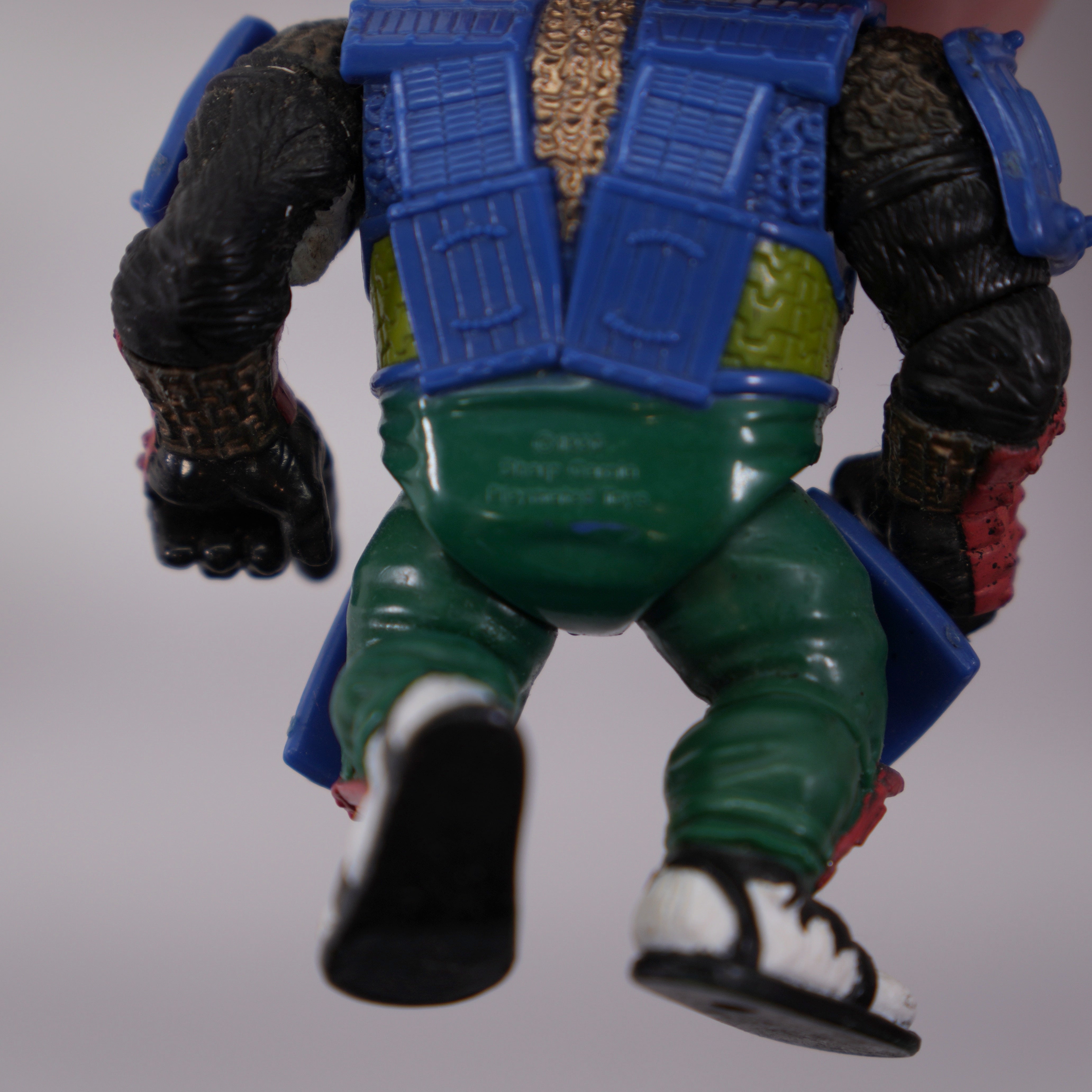 1990 Panda Kahn TMNT Complete with Figure, Accessories, and Full Cardback