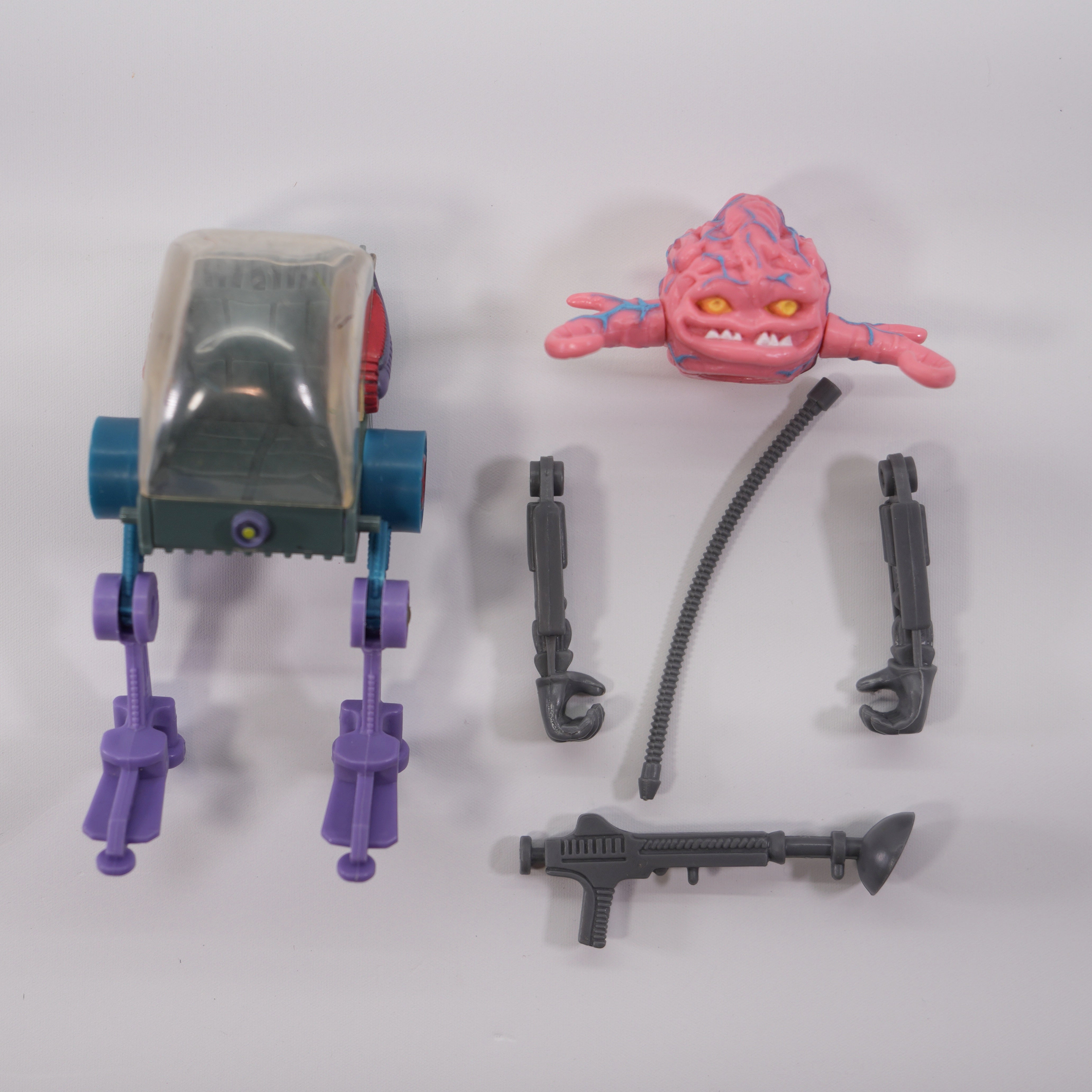 1988 Krang TMNT Complete with Figure, Accessories, and Full Cardback