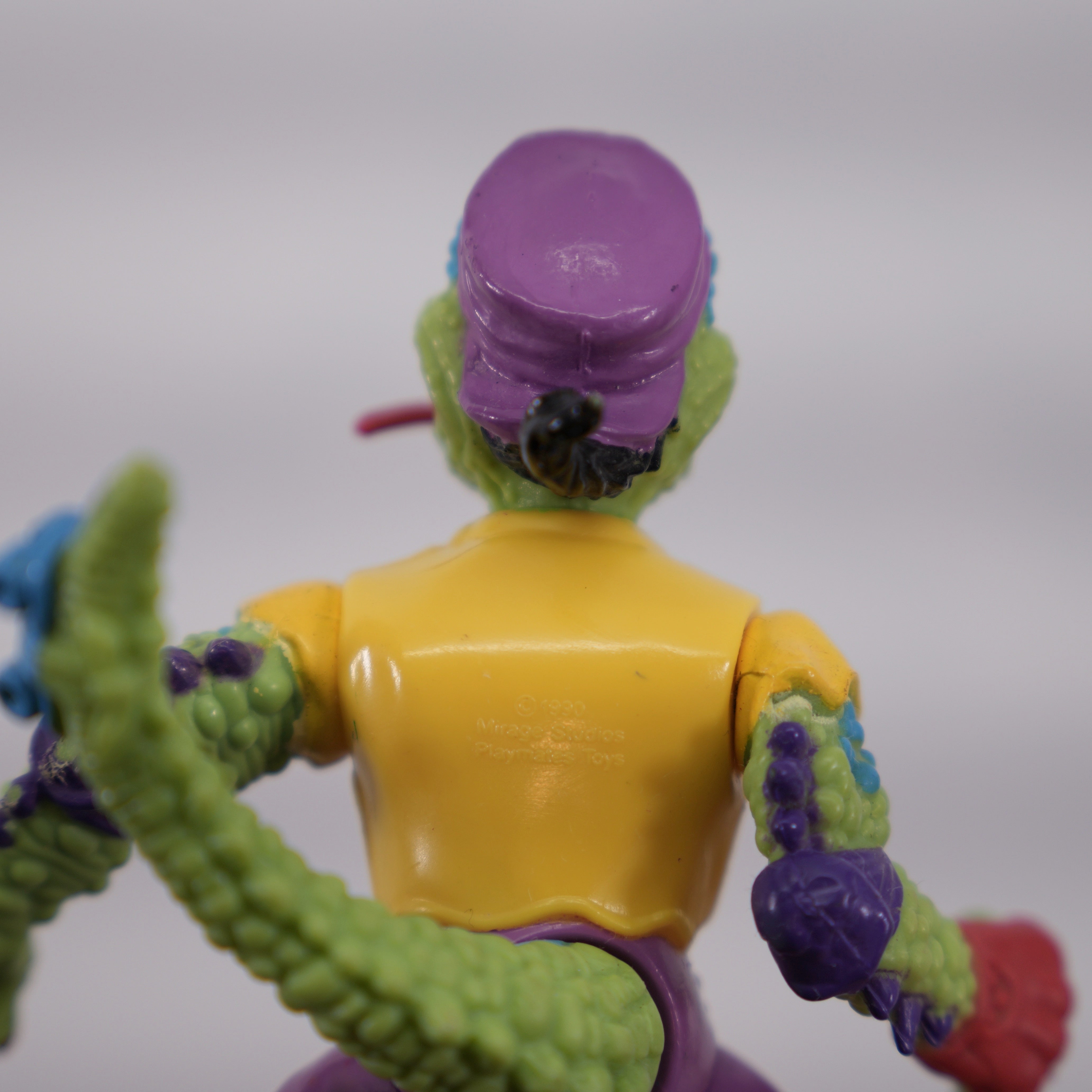 1990 Mondo Gecko TMNT Complete with Figure, Accessory, and Full Cardback