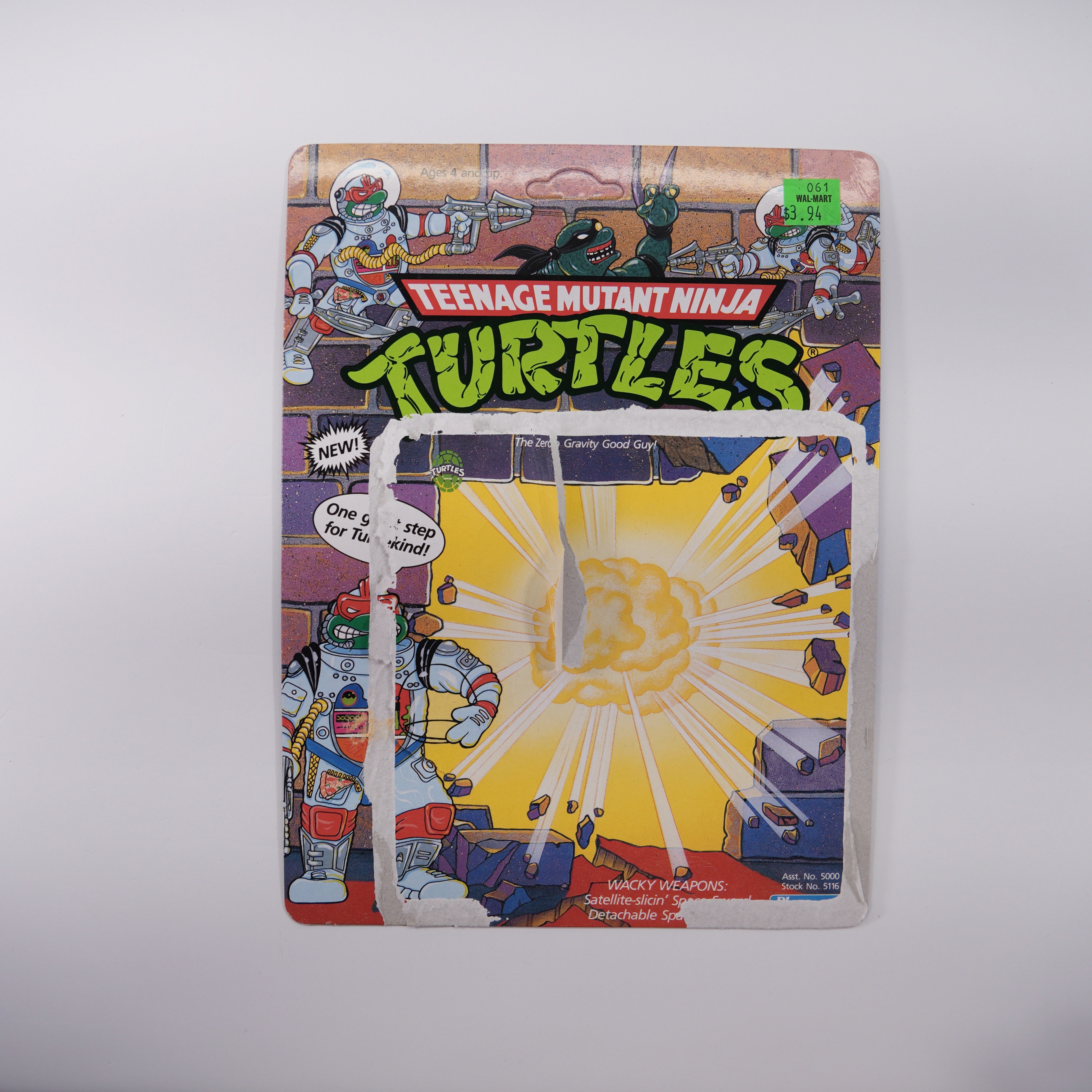 1990 Raph, The Space Cadet TMNT Complete with Figure, Accessories, and Full Cardback