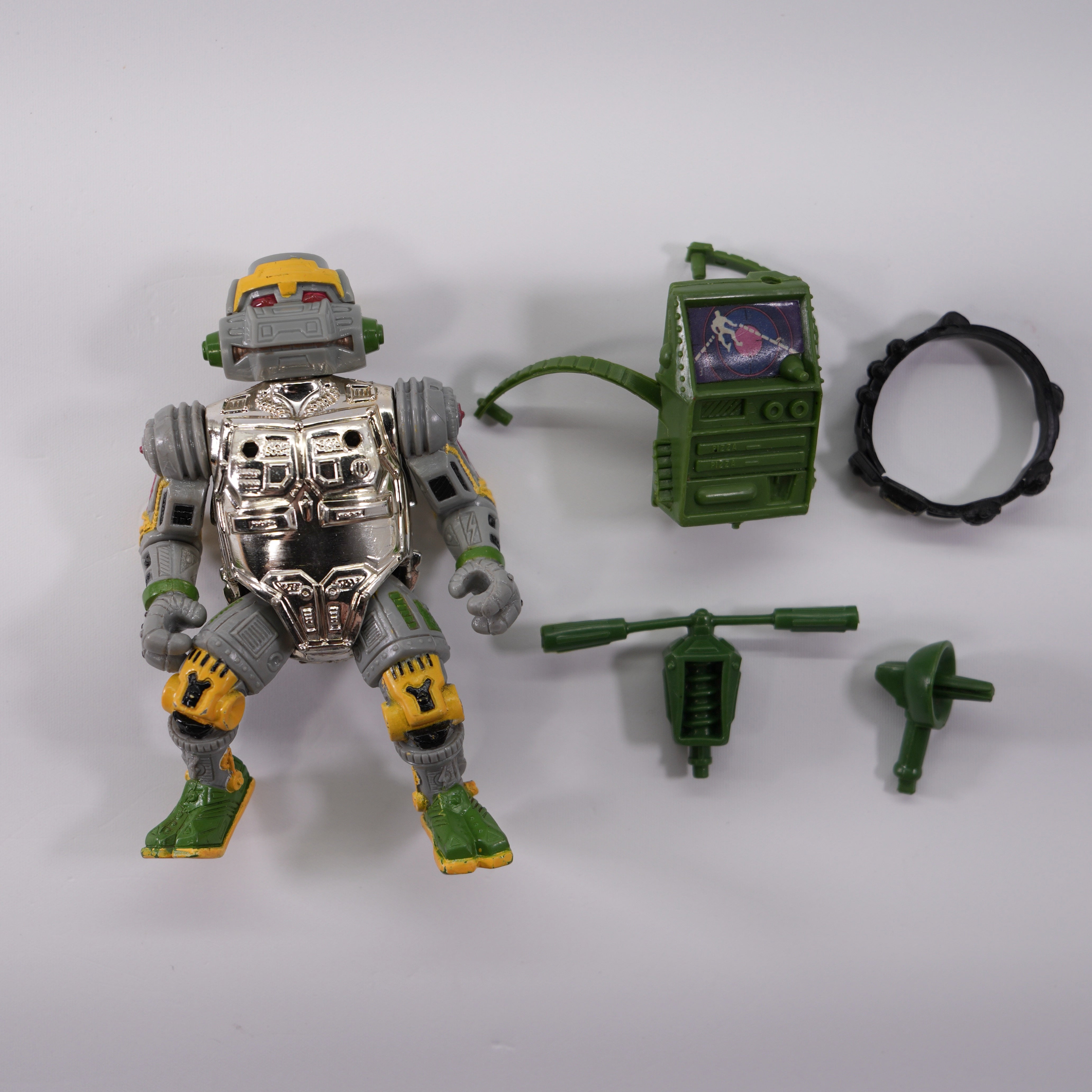 1989 Metalhead TMNT Complete with Figure, Accessories, and Full Cardback