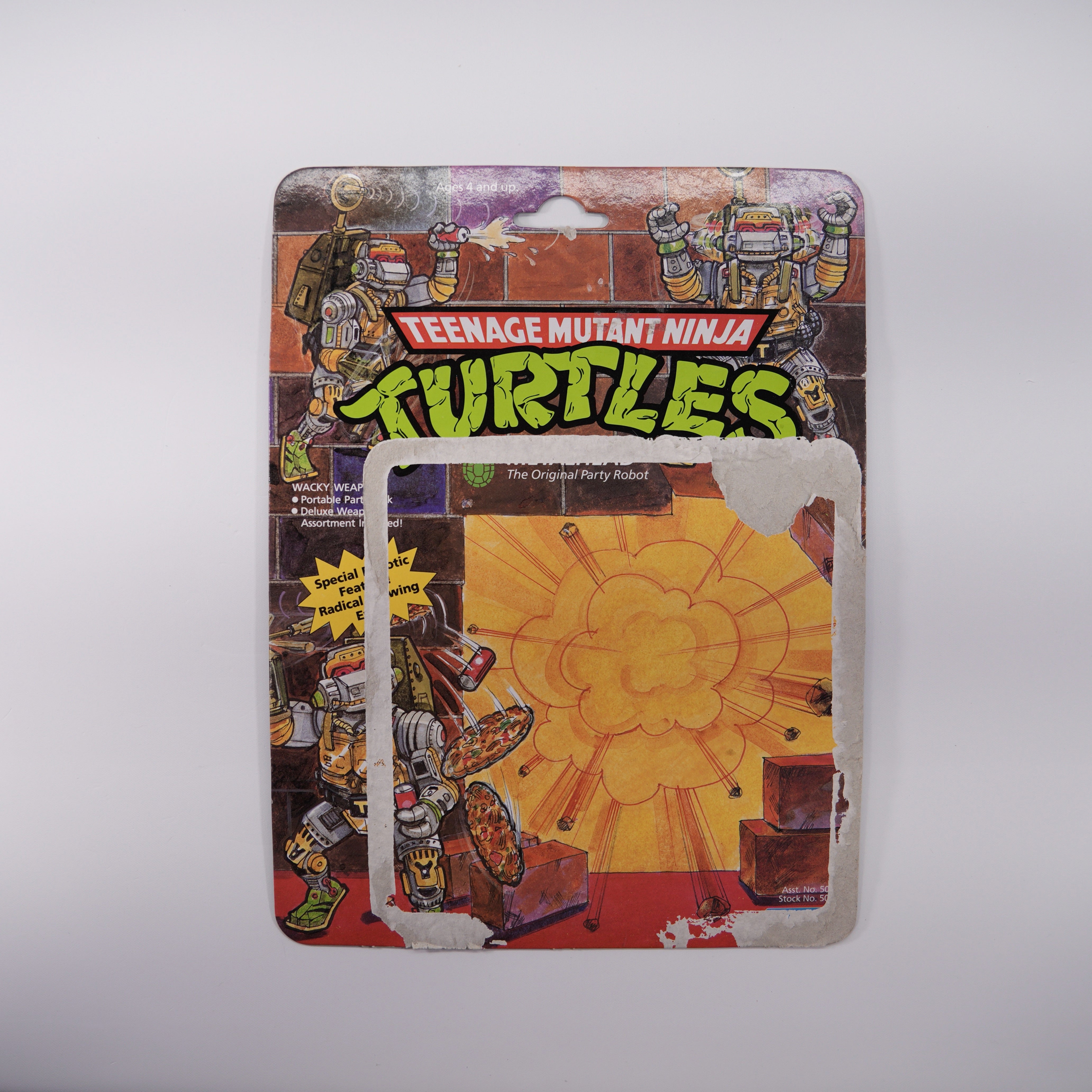 1989 Metalhead TMNT Complete with Figure, Accessories, and Full Cardback