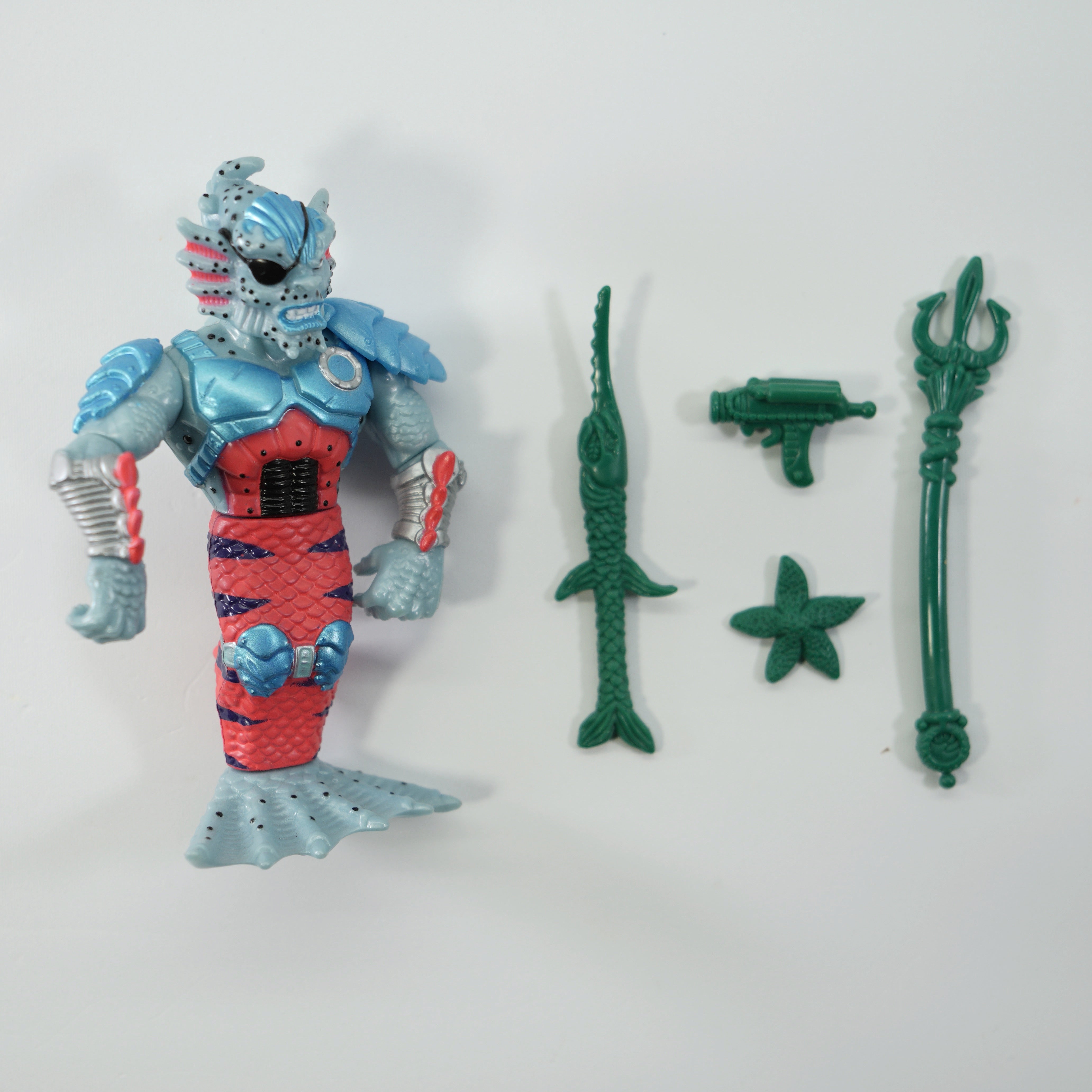 1992 Merdude TMNT Complete with Figure, Accessories, and Full Cardback