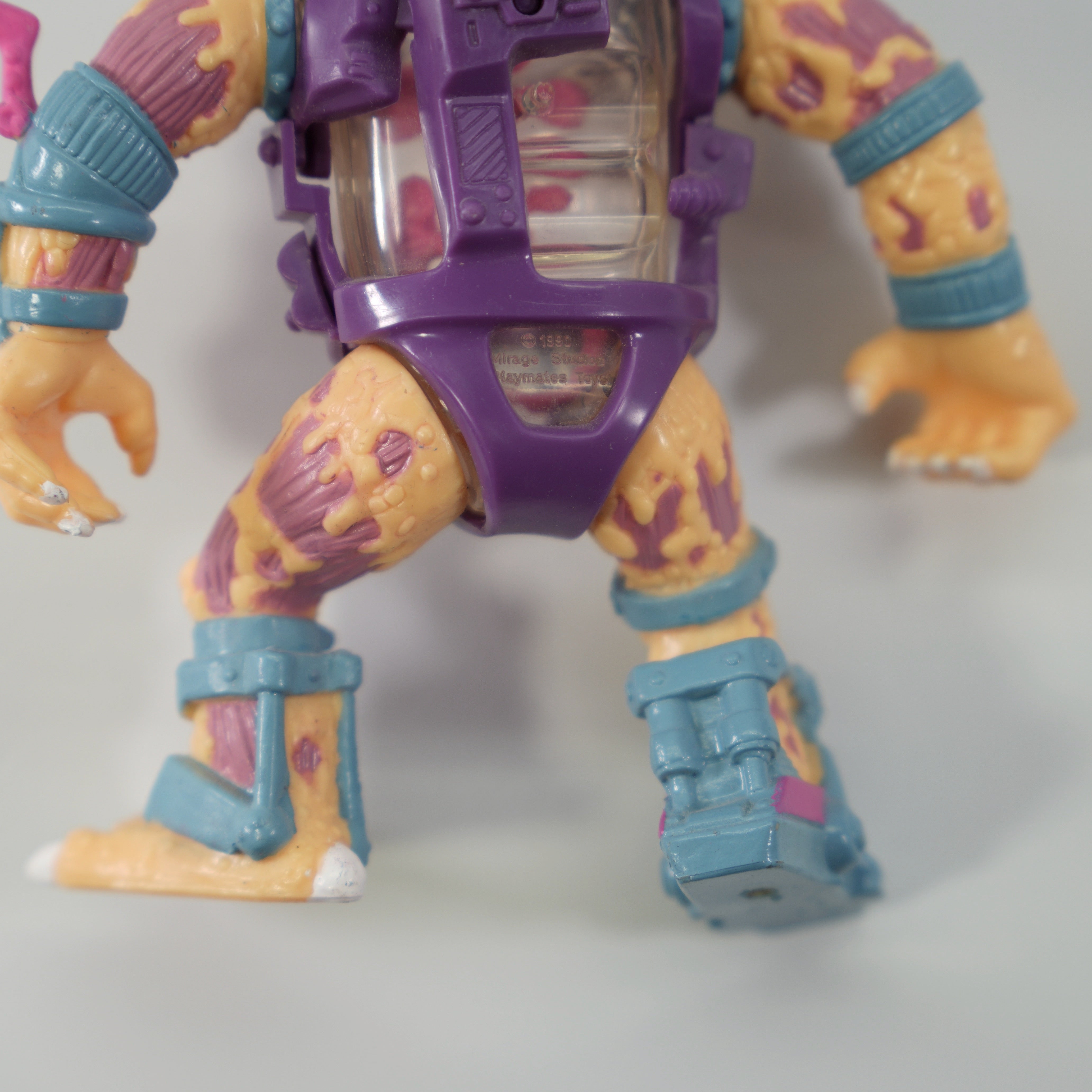 1990 Mutagen Man TMNT Complete with Figure, Accessories, and Unpunched Cardback