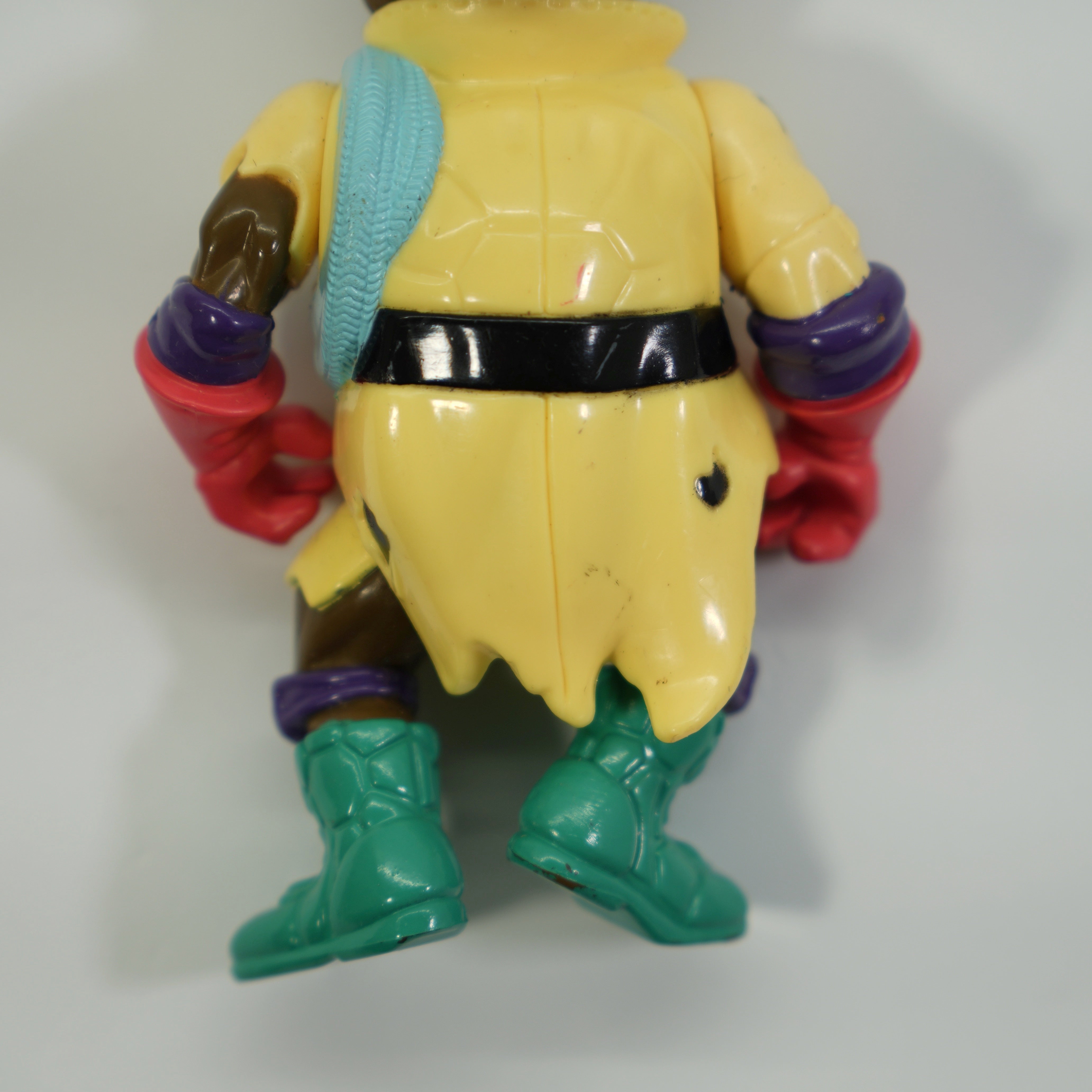 1991 Hose 'Em Down Don TMNT Complete with Figure, Accessories, and Unpunched Cardback