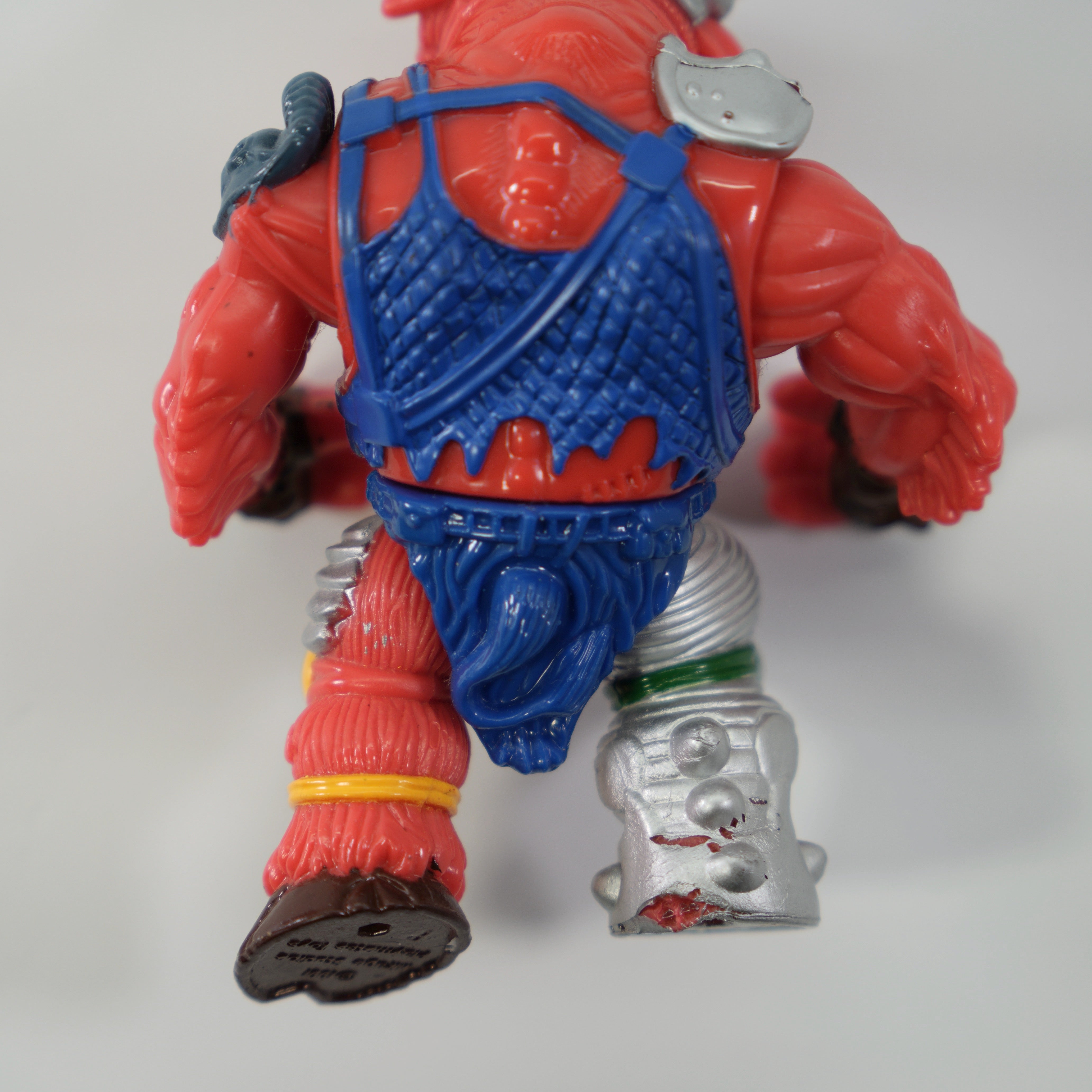 1991 Groundchuck TMNT Complete with Figure, Accessories, and Unpunched Cardback