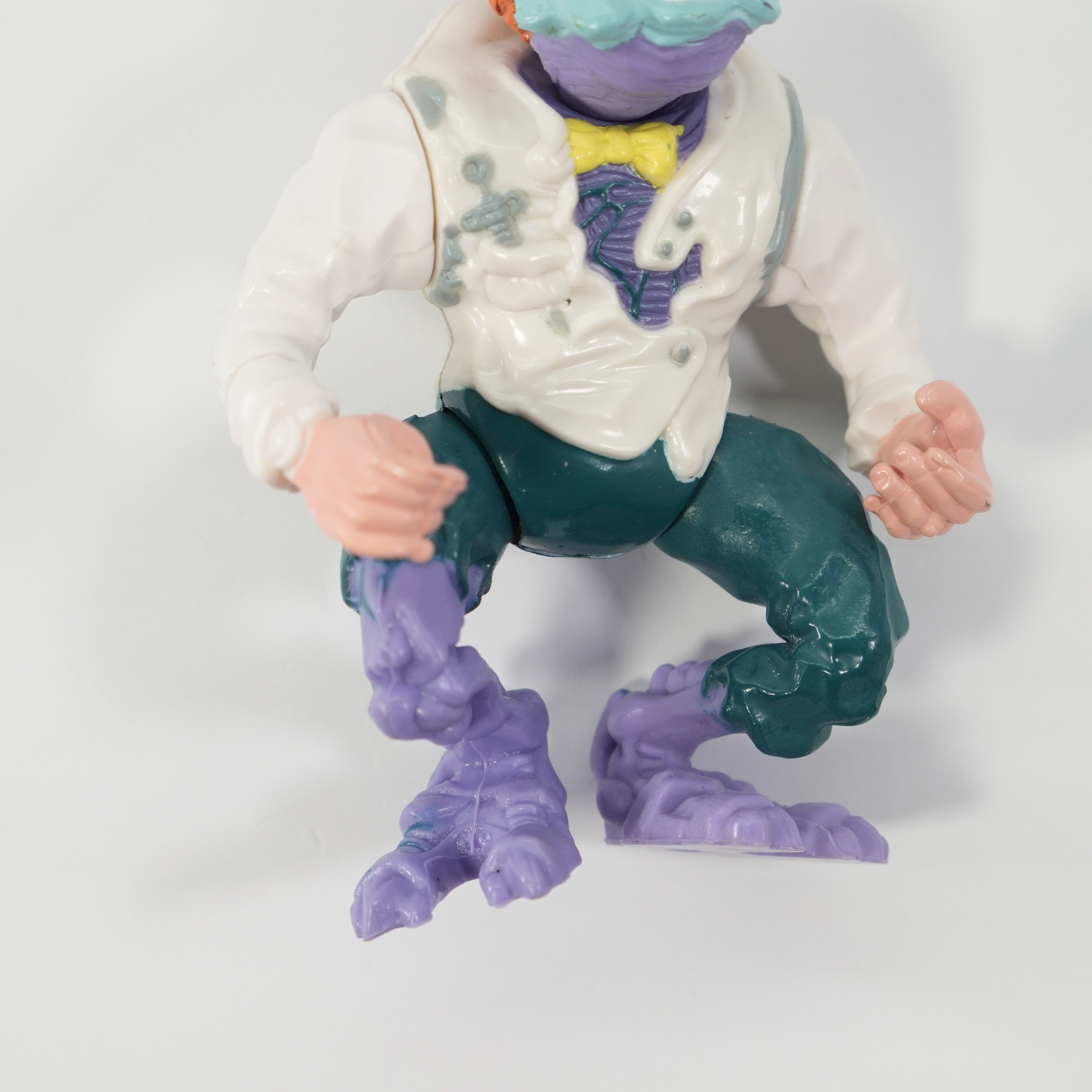 1989 Baxter Stockman TMNT Complete with Figure, Accessories, and Unpunched Cardback