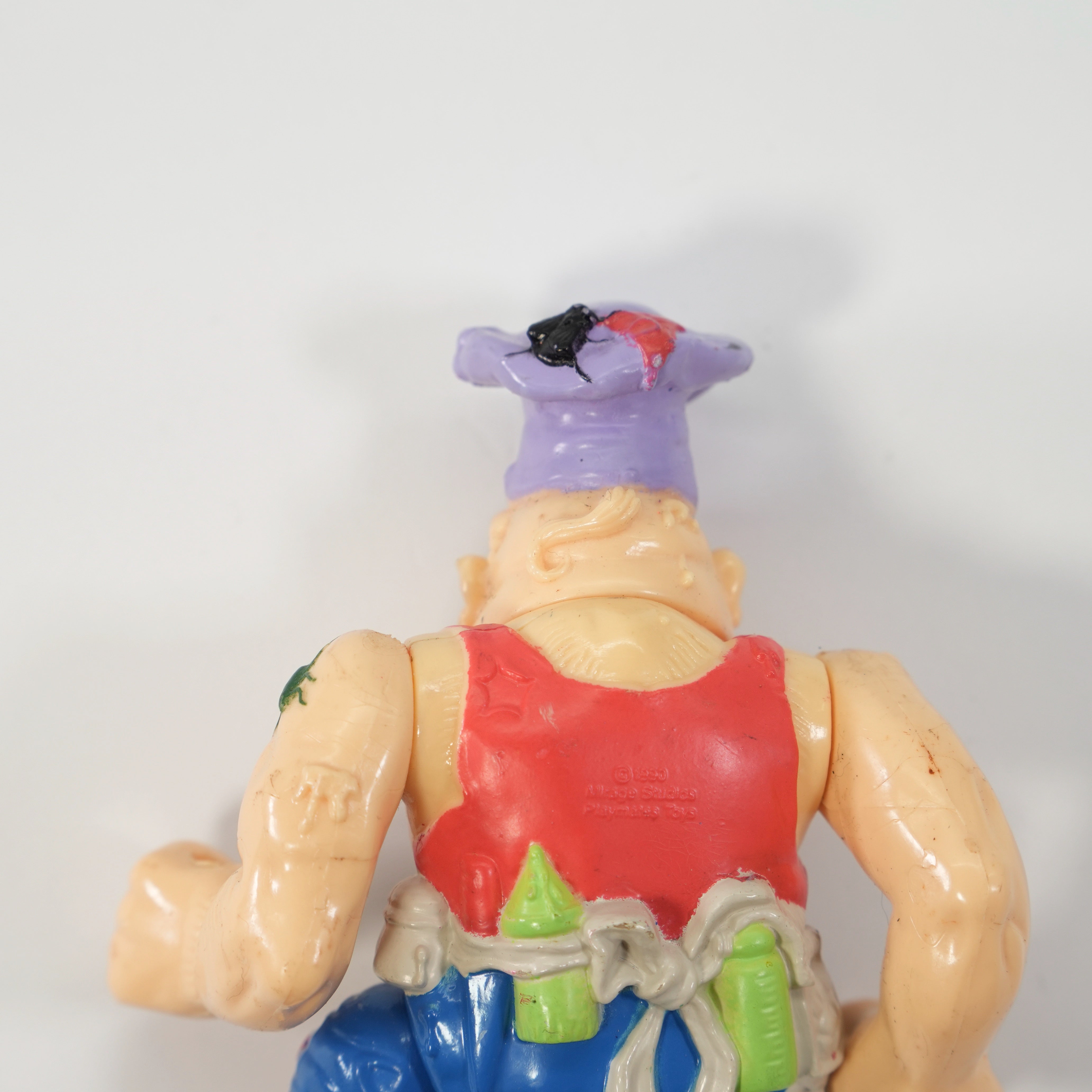 1990 Pizzaface TMNT Complete with Figure, Accessories, and Unpunched Cardback