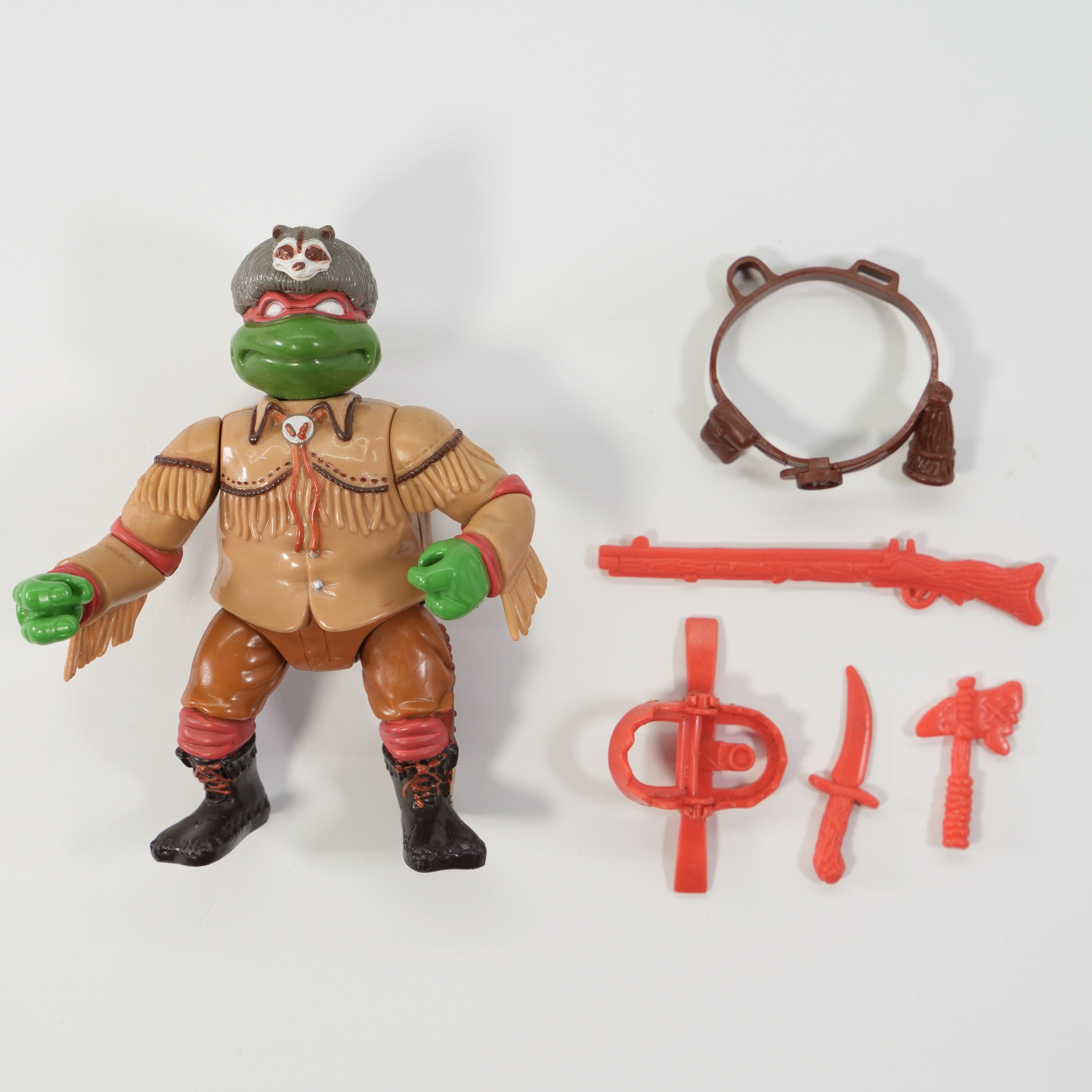 1992 Sewer Scout Raph TMNT Complete with Figure, Accessories, and Full Cardback