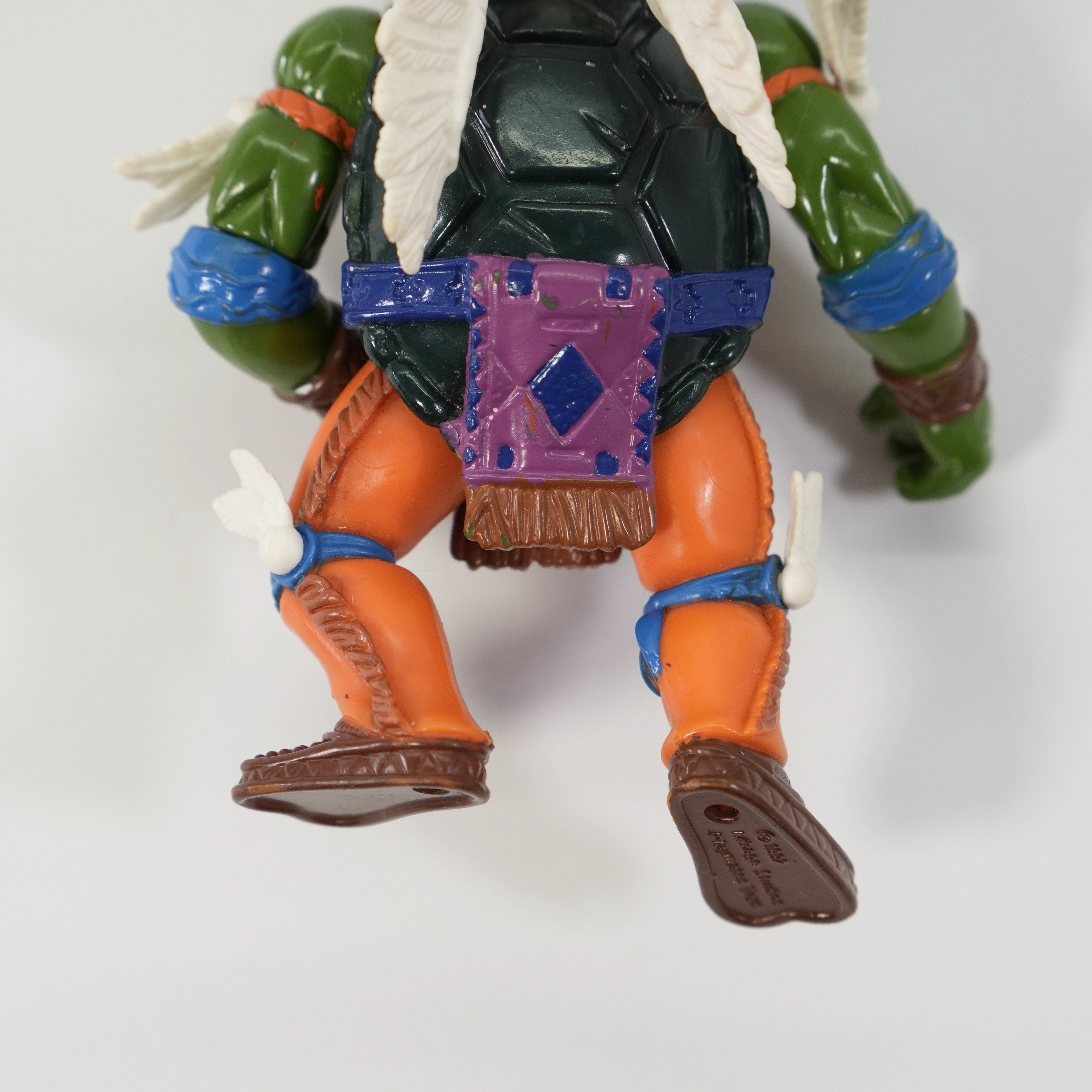 1992 Chief Leo TMNT Complete with Figure, Accessories, and Full Cardback