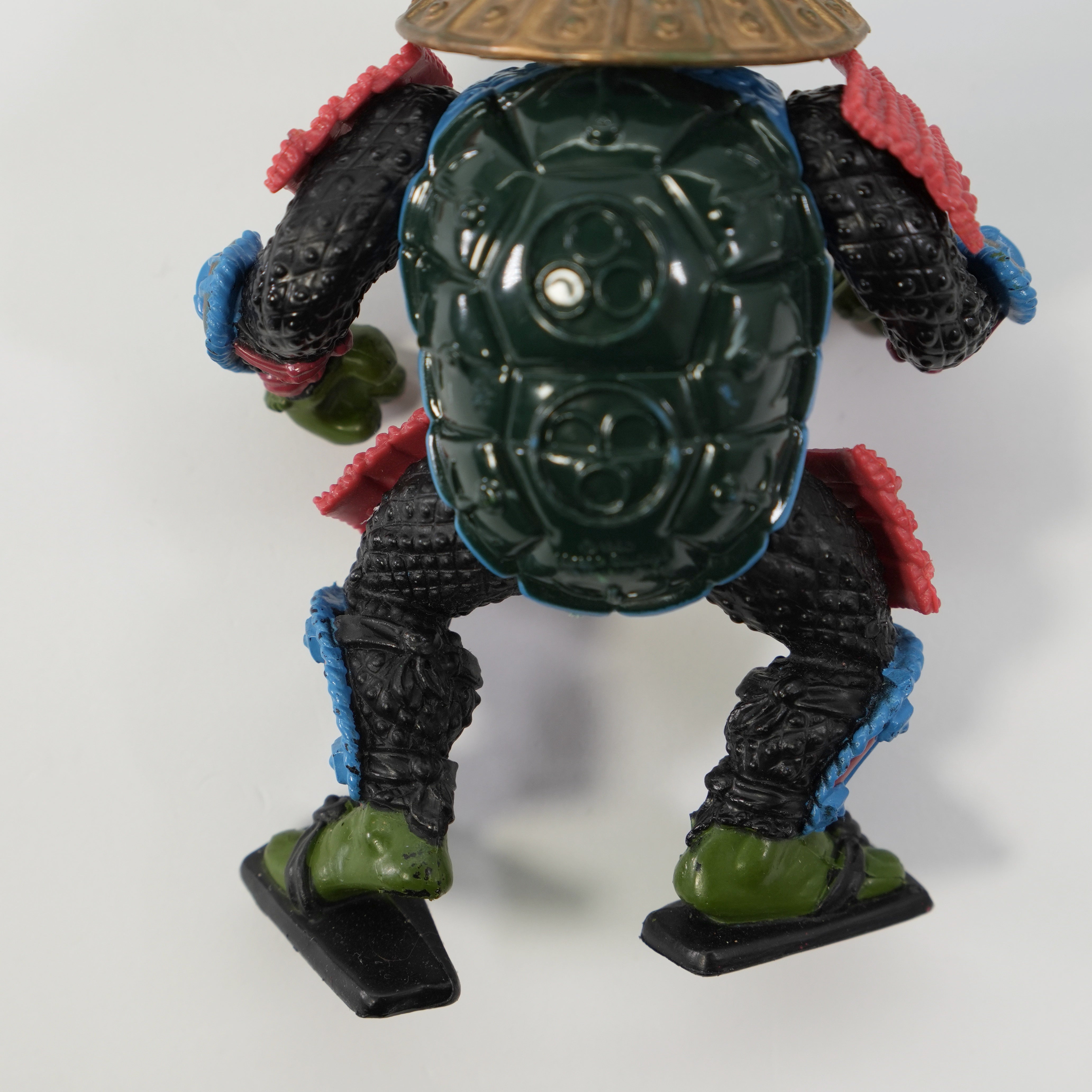 1990 Leo, The Sewer Samurai TMNT Complete with Figure, Accessories, and Unpunched Cardback