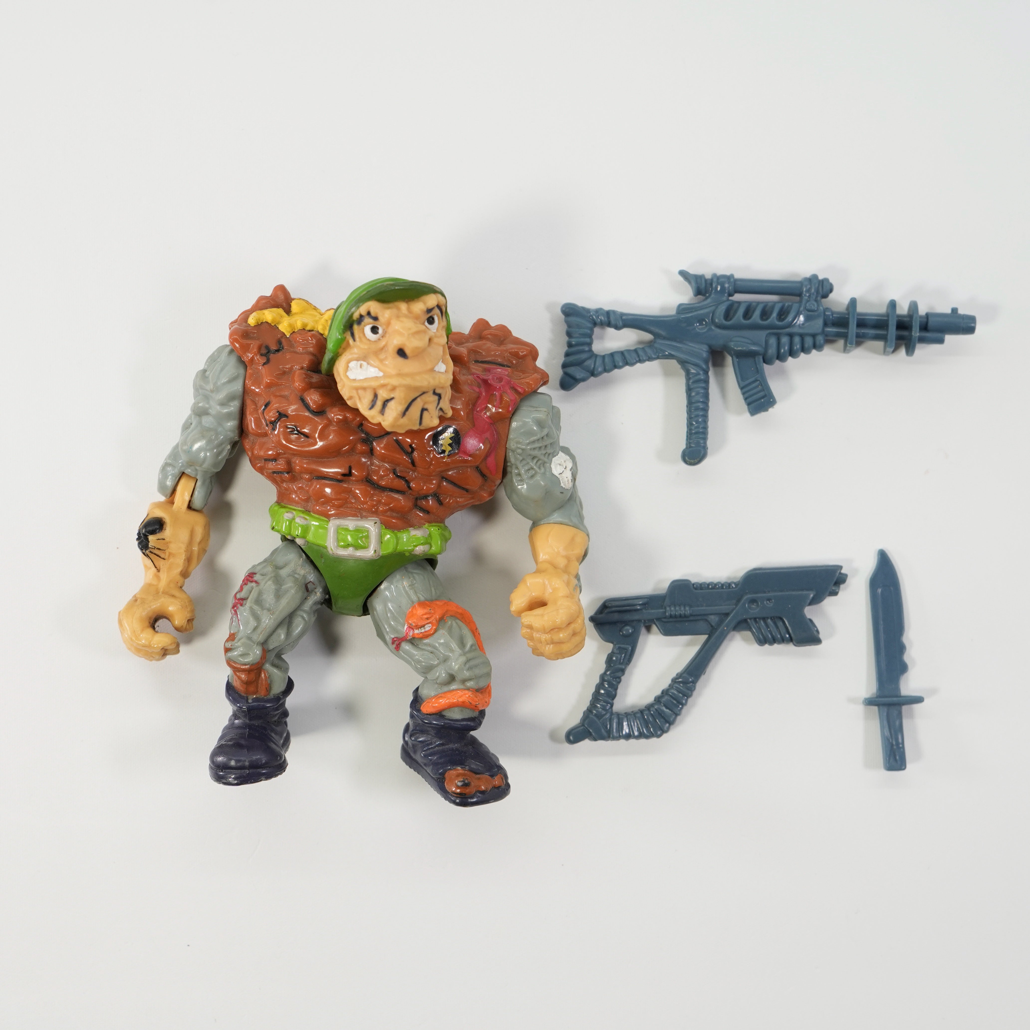 1989 Traag TMNT Complete with Figure, Accessories, and Full Cardback